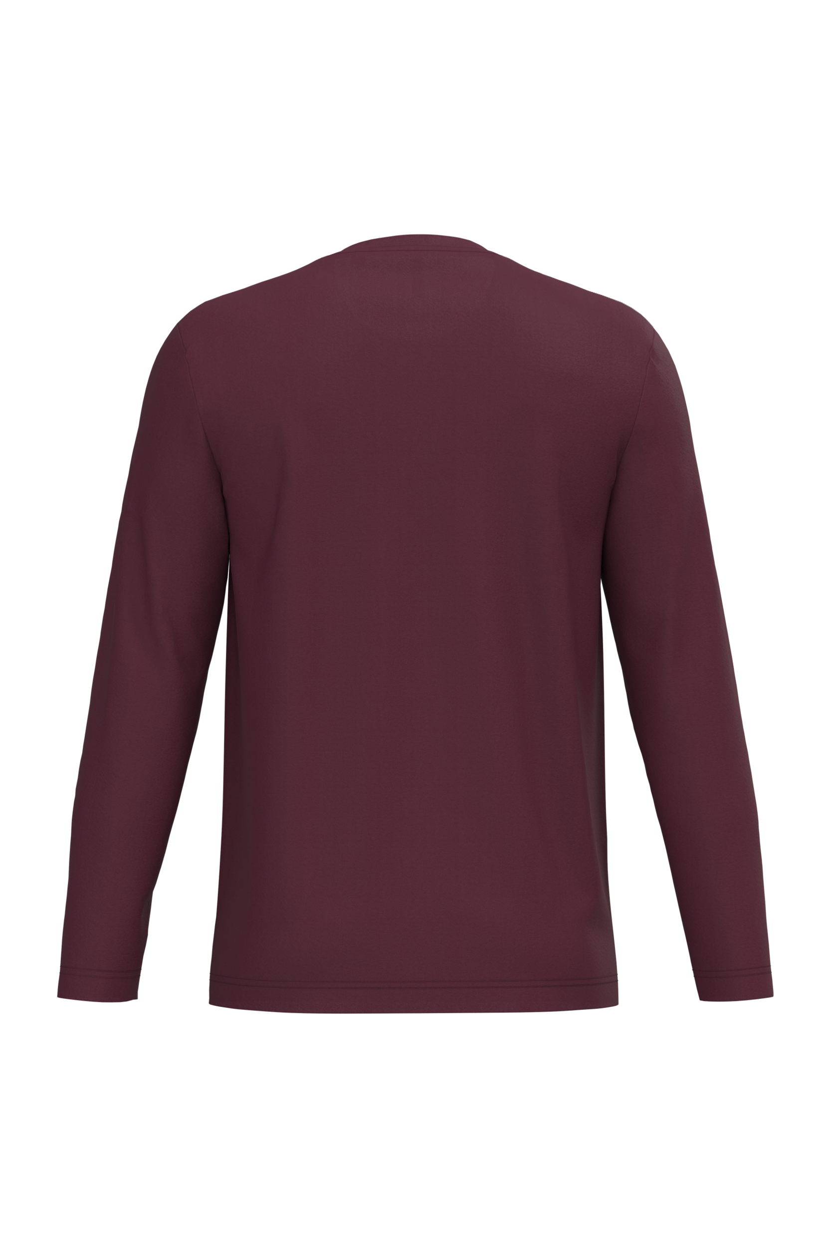 T-shirt col rond manches longues homme – Image 1733