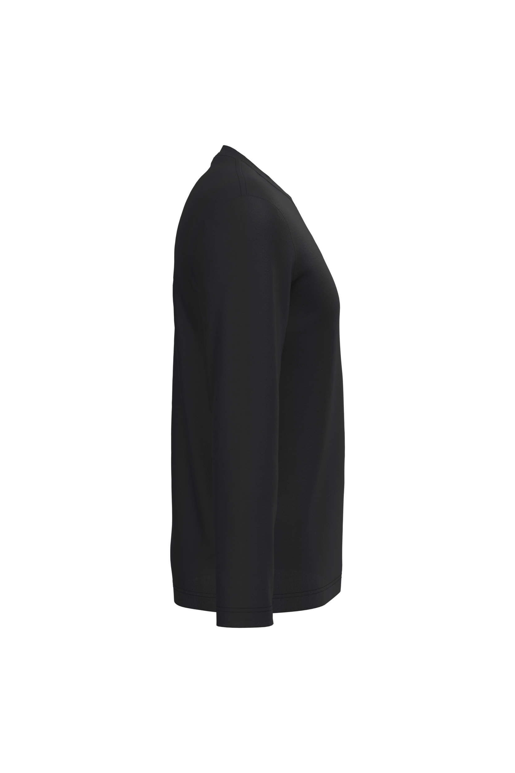 T-shirt col rond manches longues homme – Image 1468