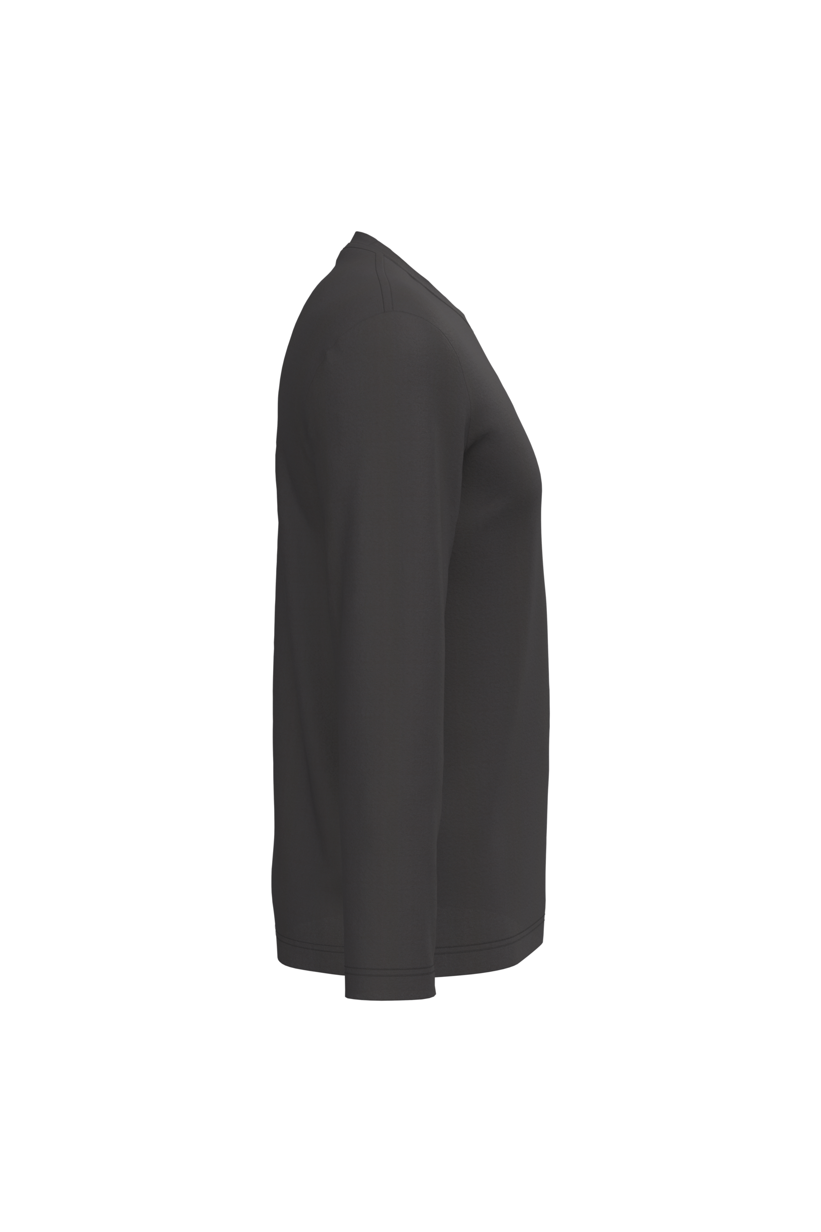 T-shirt col rond manches longues homme – Image 1496