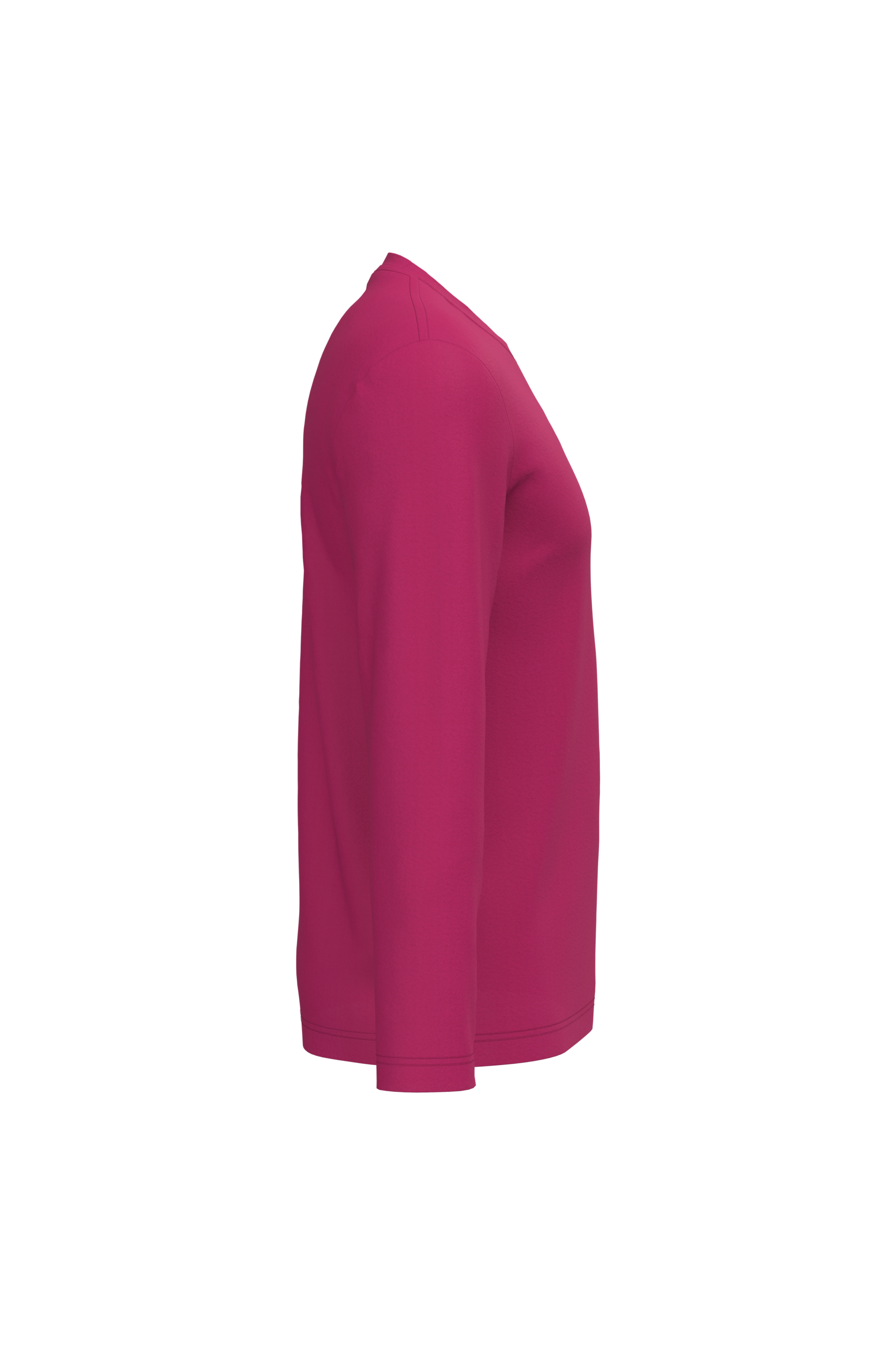 T-shirt col rond manches longues homme – Image 1538