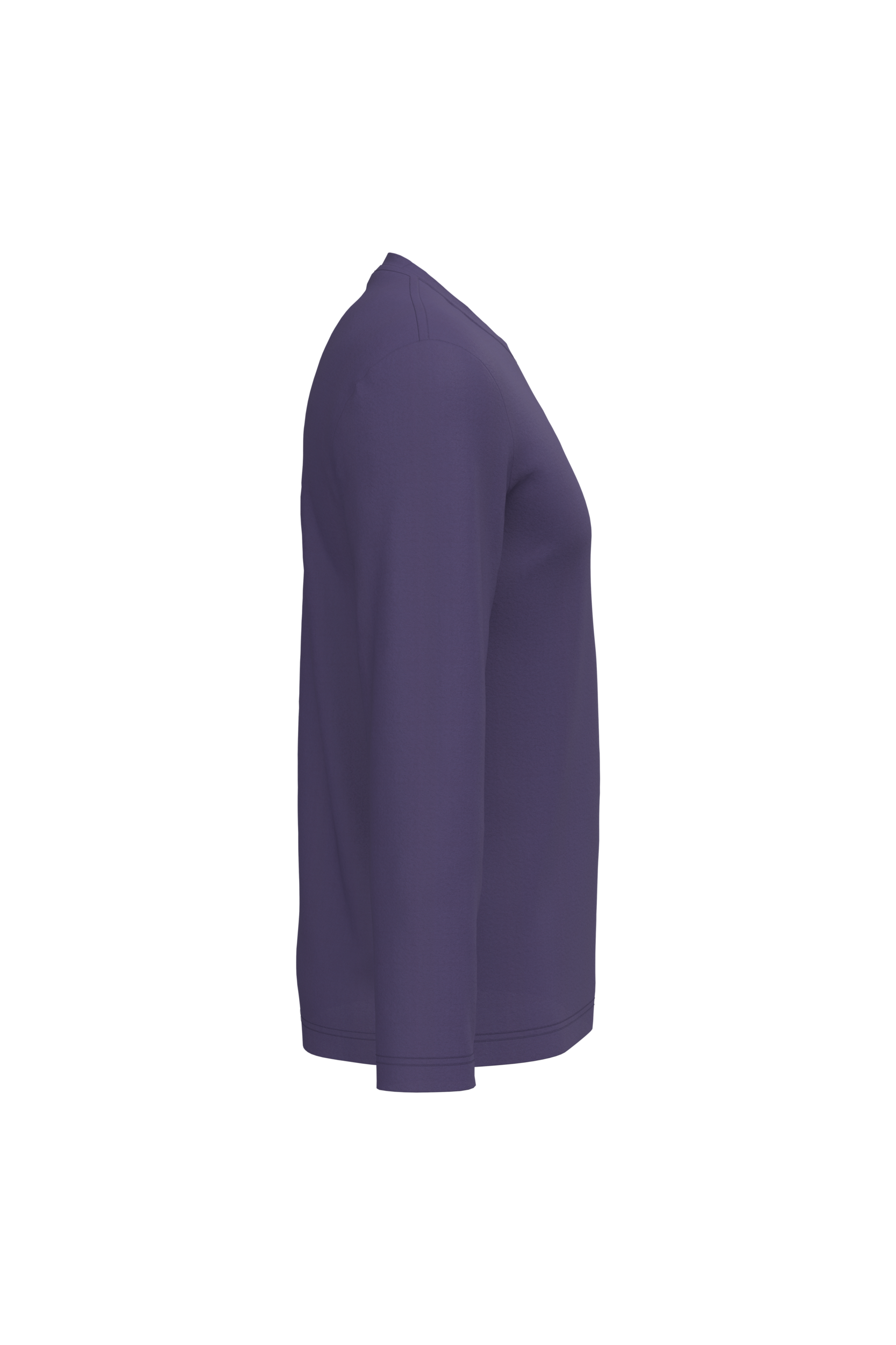 T-shirt col rond manches longues homme – Image 1650