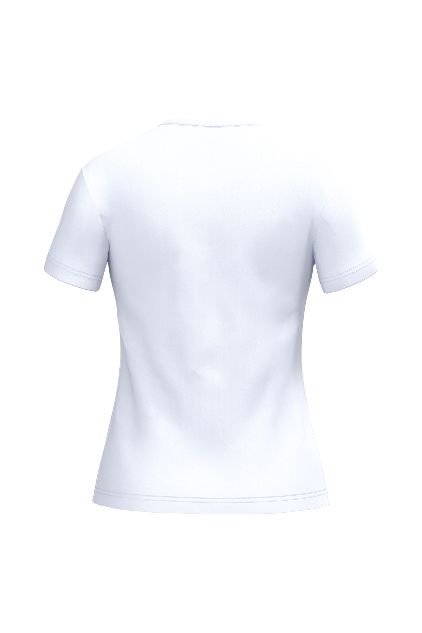 T-shirt col V manches courtes femme – Image 1403