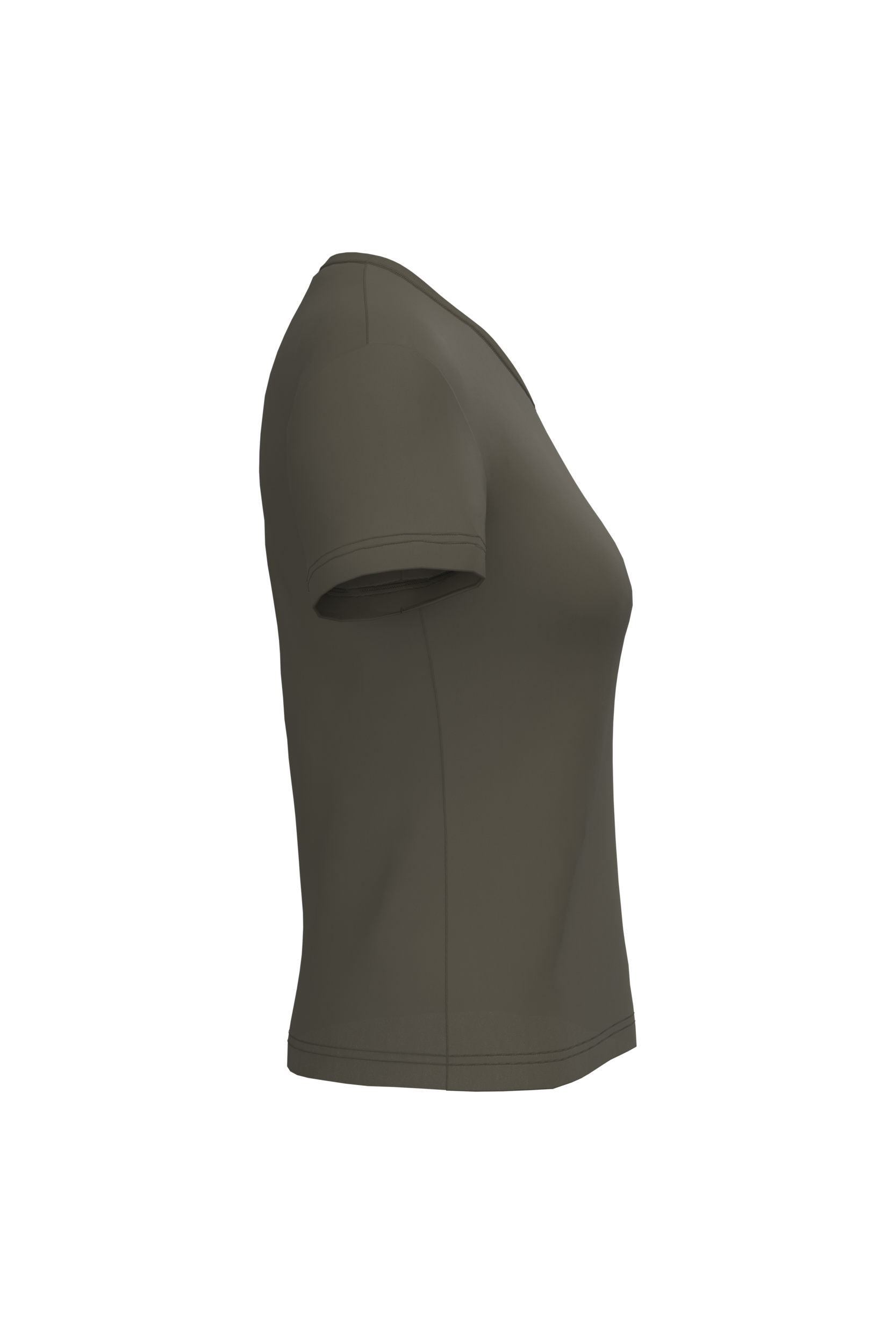 T-shirt col V manches courtes femme – Image 1224