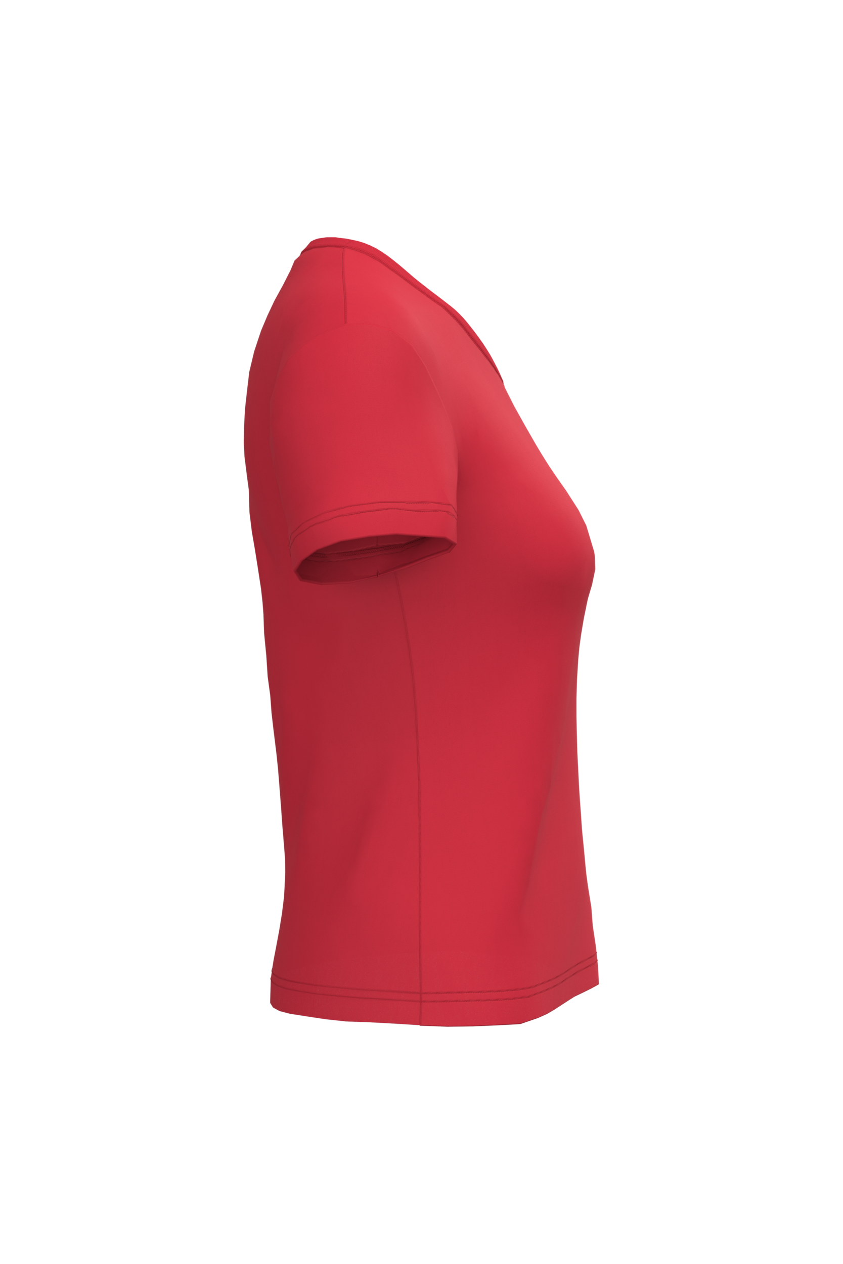 T-shirt col V manches courtes femme – Image 1356