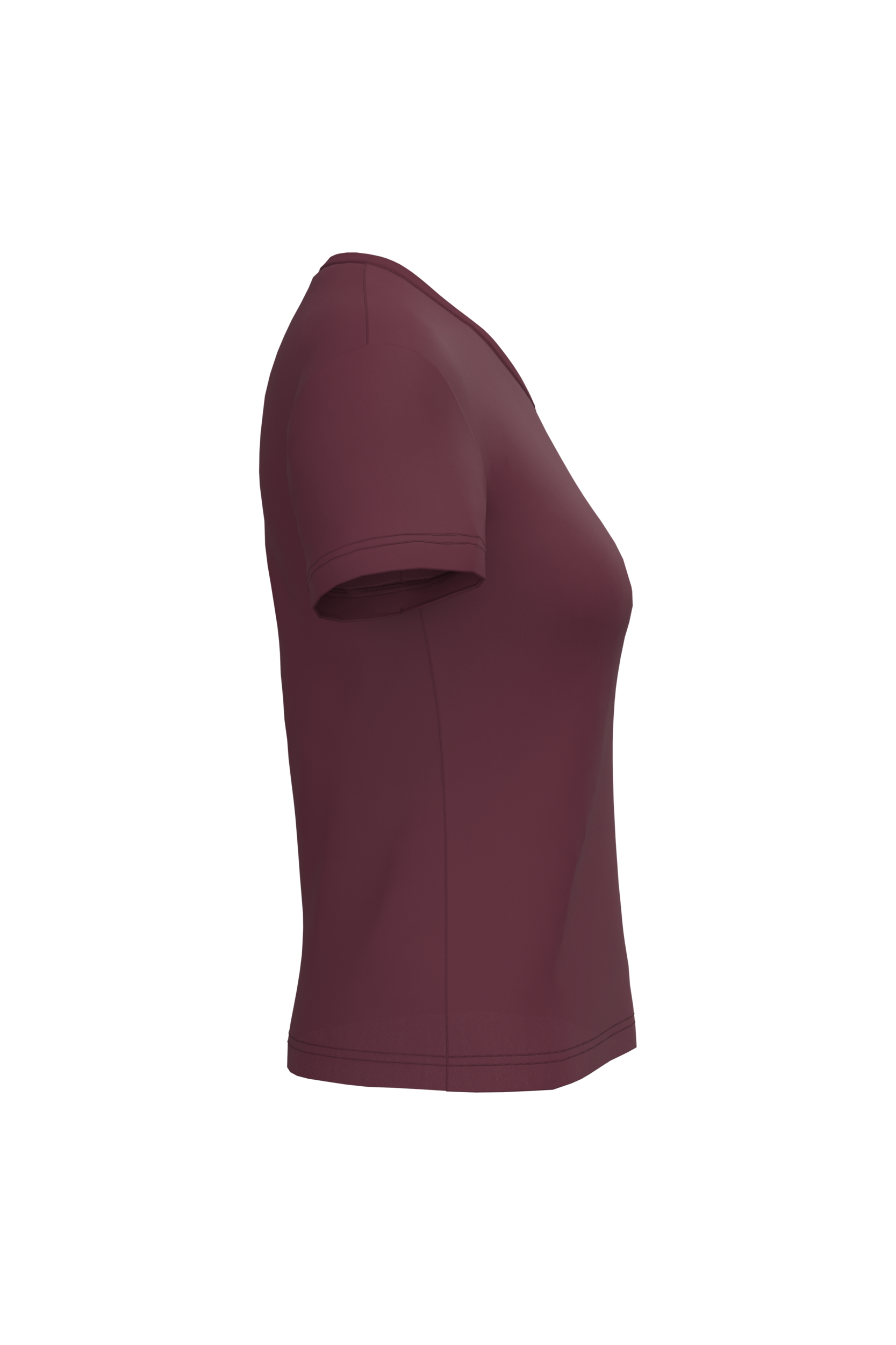 T-shirt col V manches courtes femme – Image 1416