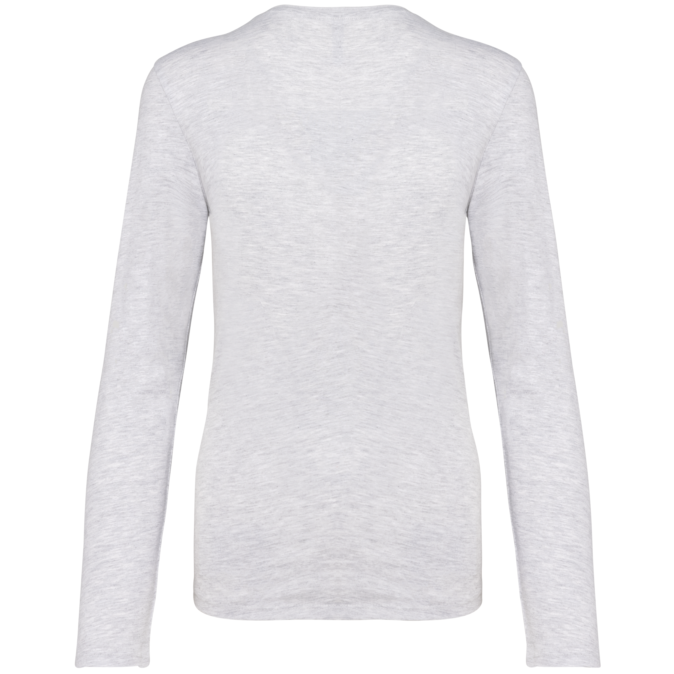 T-shirt col V manches longues femme – Image 3021