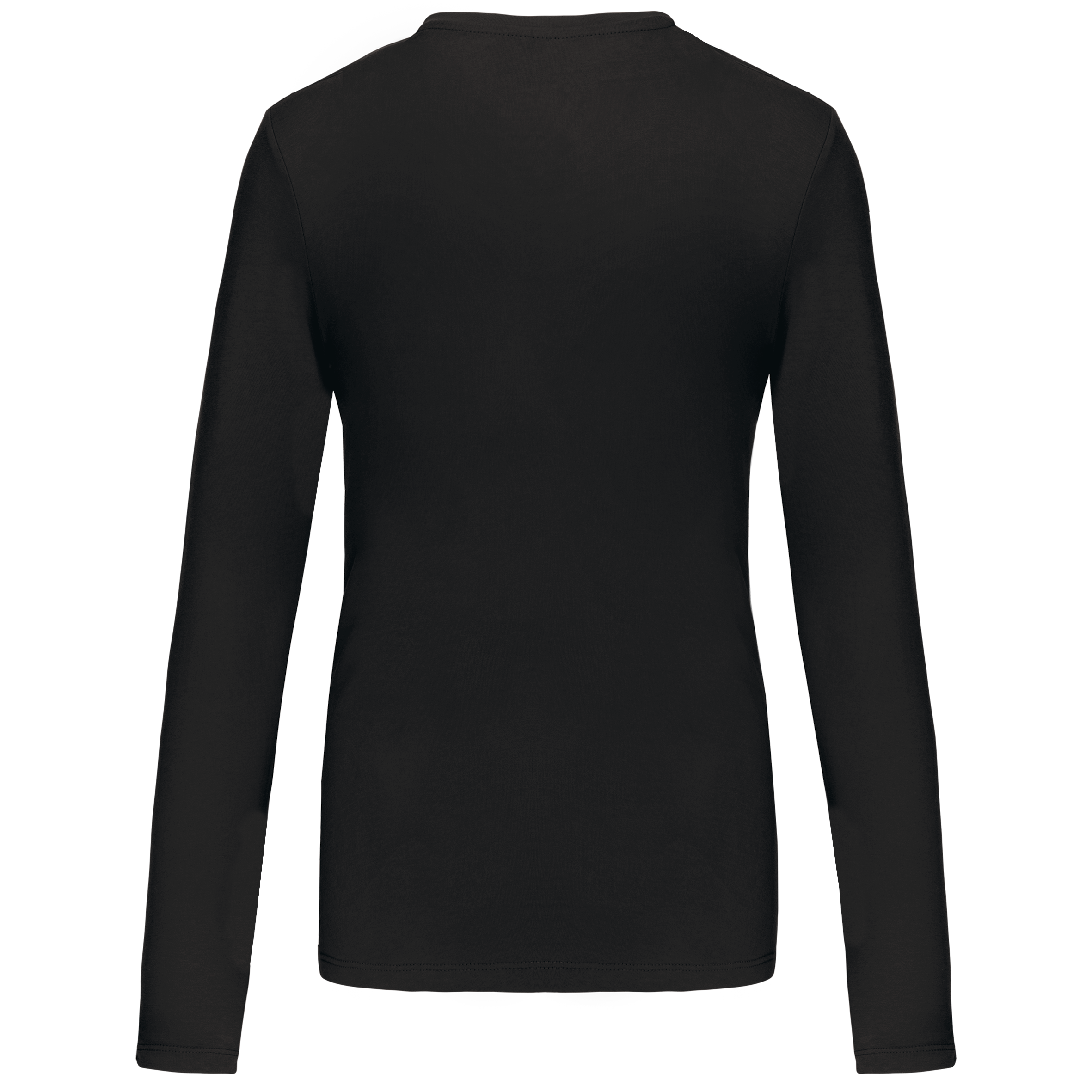 T-shirt col V manches longues femme – Image 3033