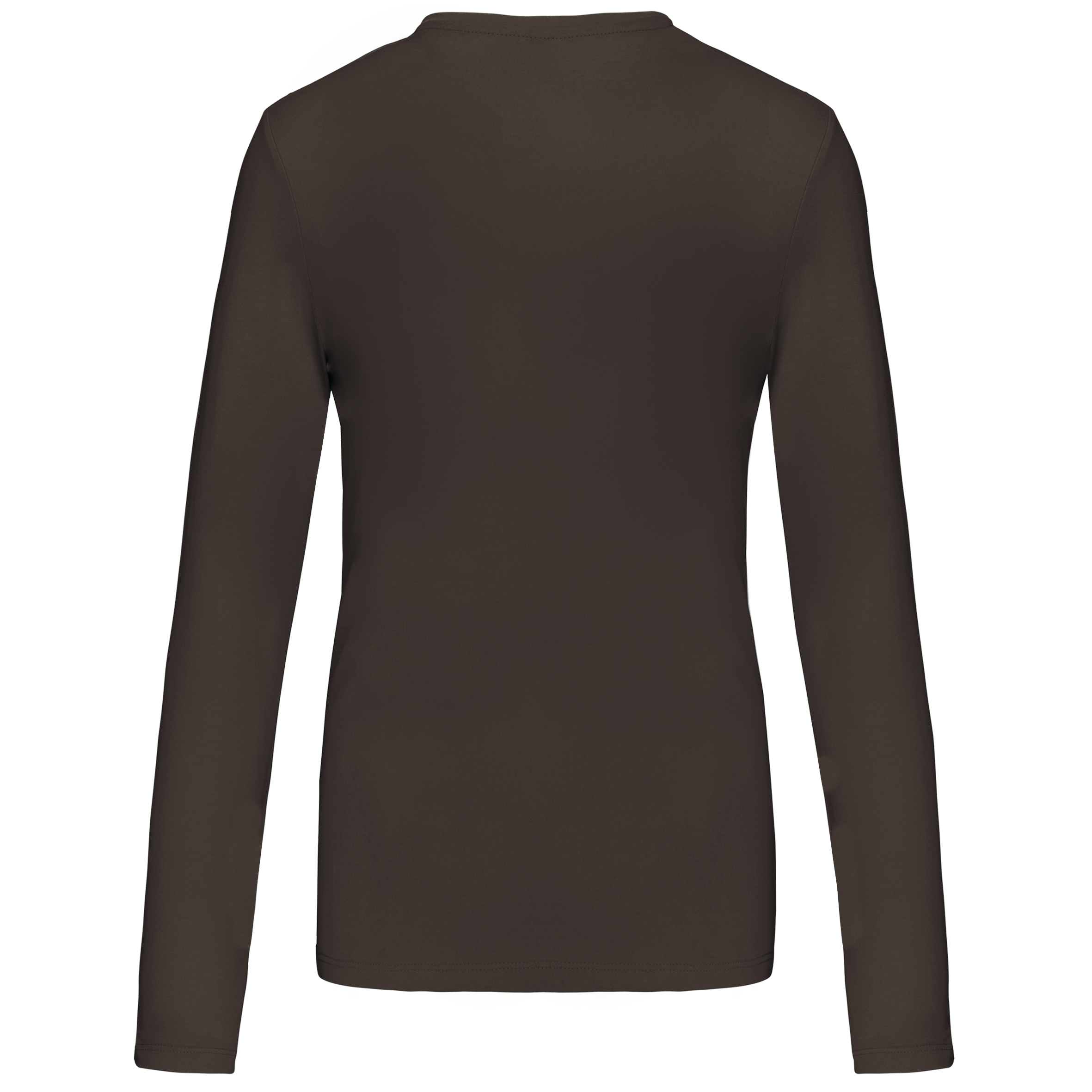 T-shirt col V manches longues femme – Image 3045