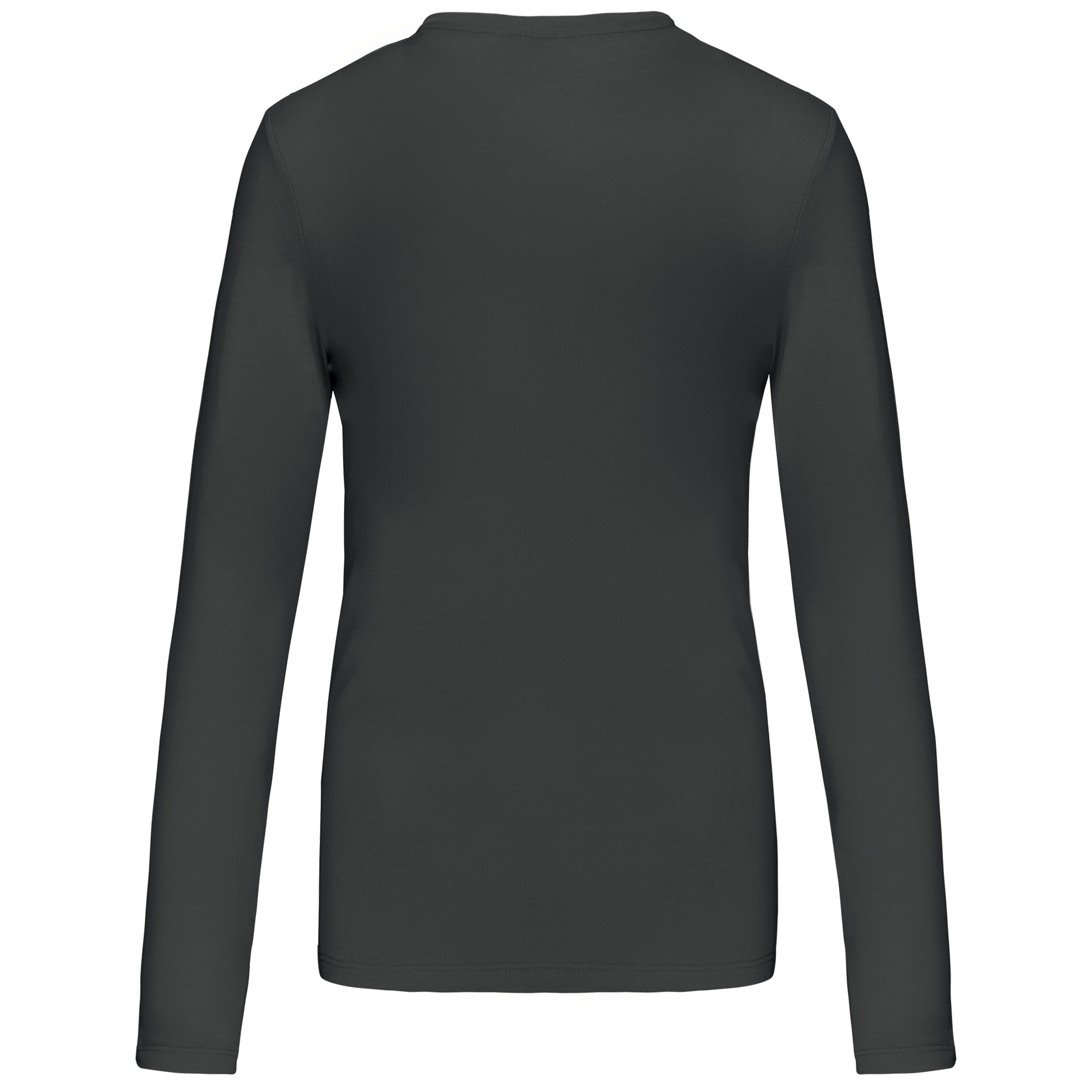 T-shirt col V manches longues femme – Image 3057