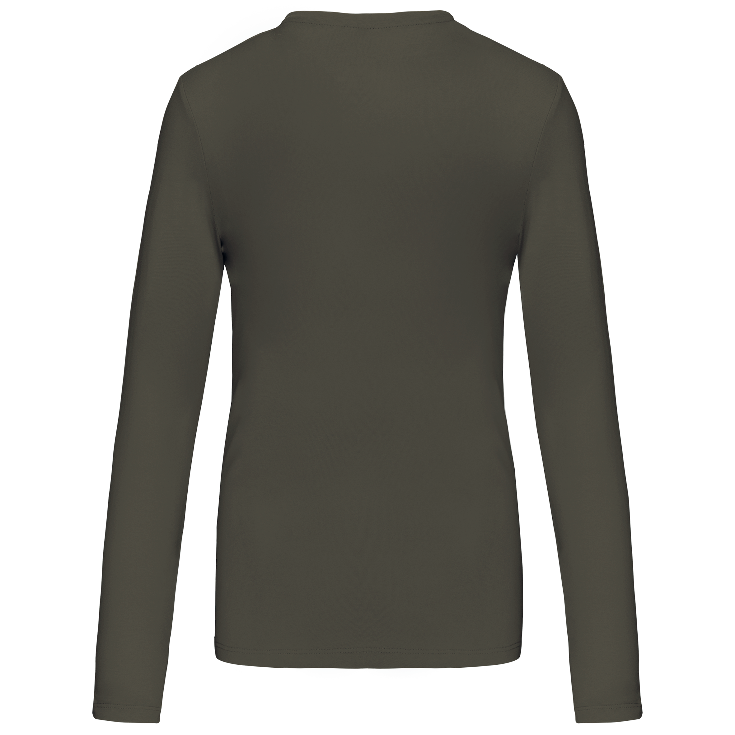 T-shirt col V manches longues femme – Image 3069