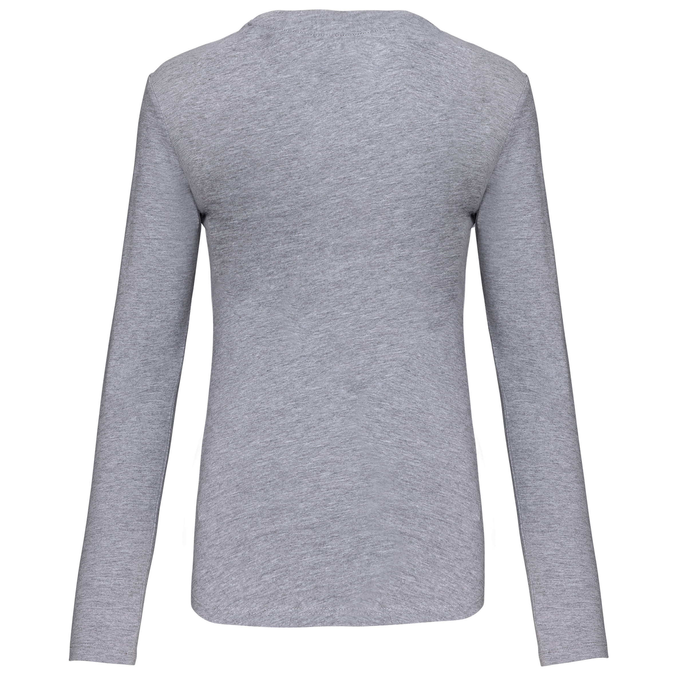 T-shirt col V manches longues femme – Image 3177