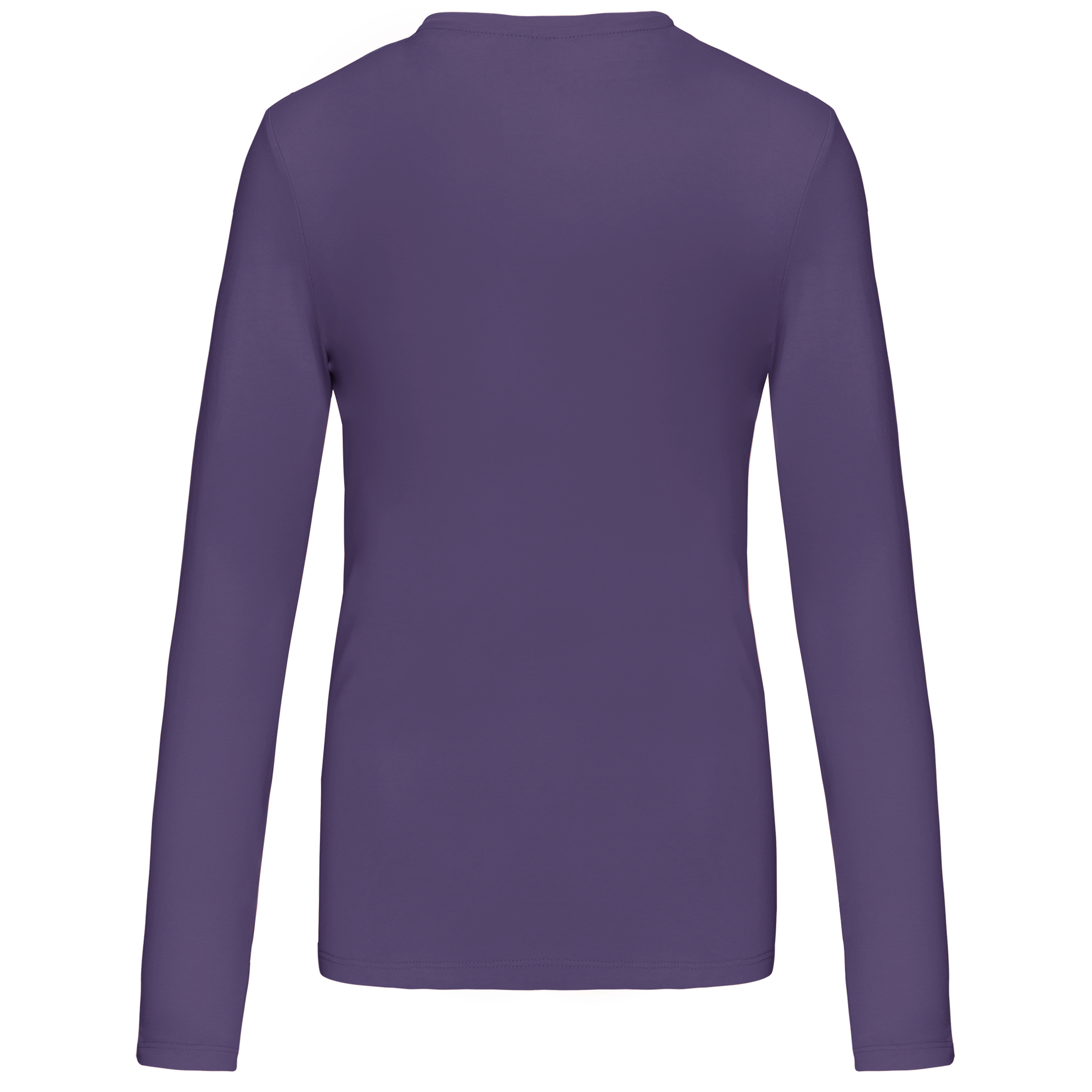 T-shirt col V manches longues femme – Image 3189