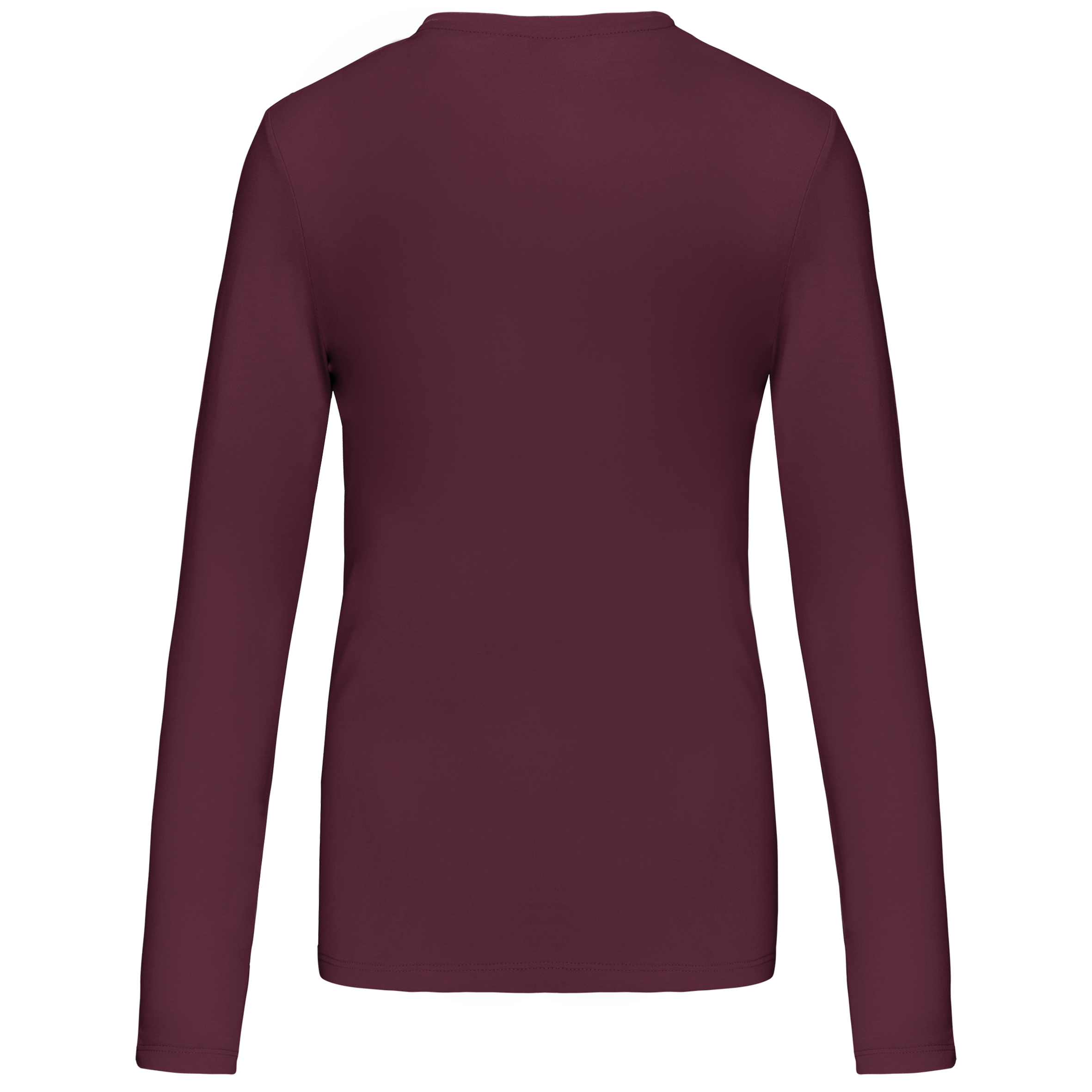 T-shirt col V manches longues femme – Image 2809