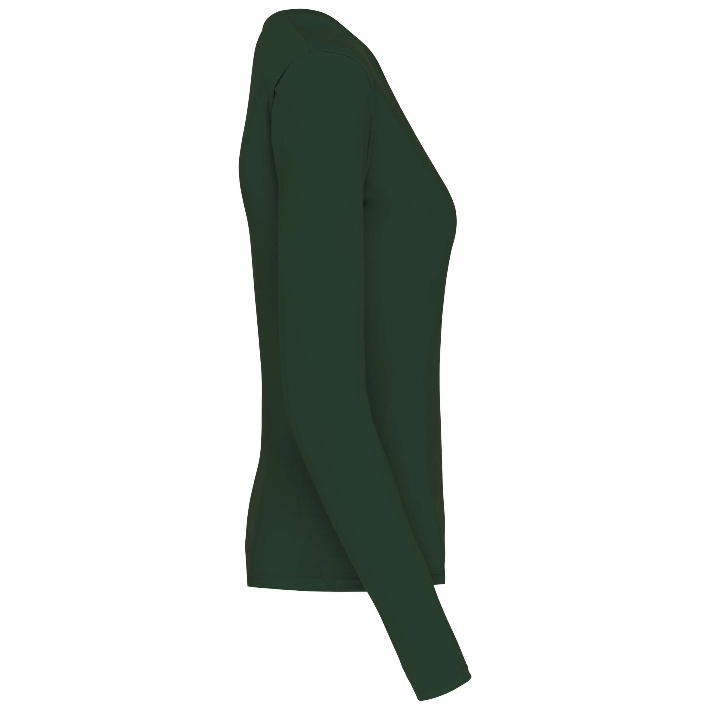 T-shirt col V manches longues femme – Image 3082