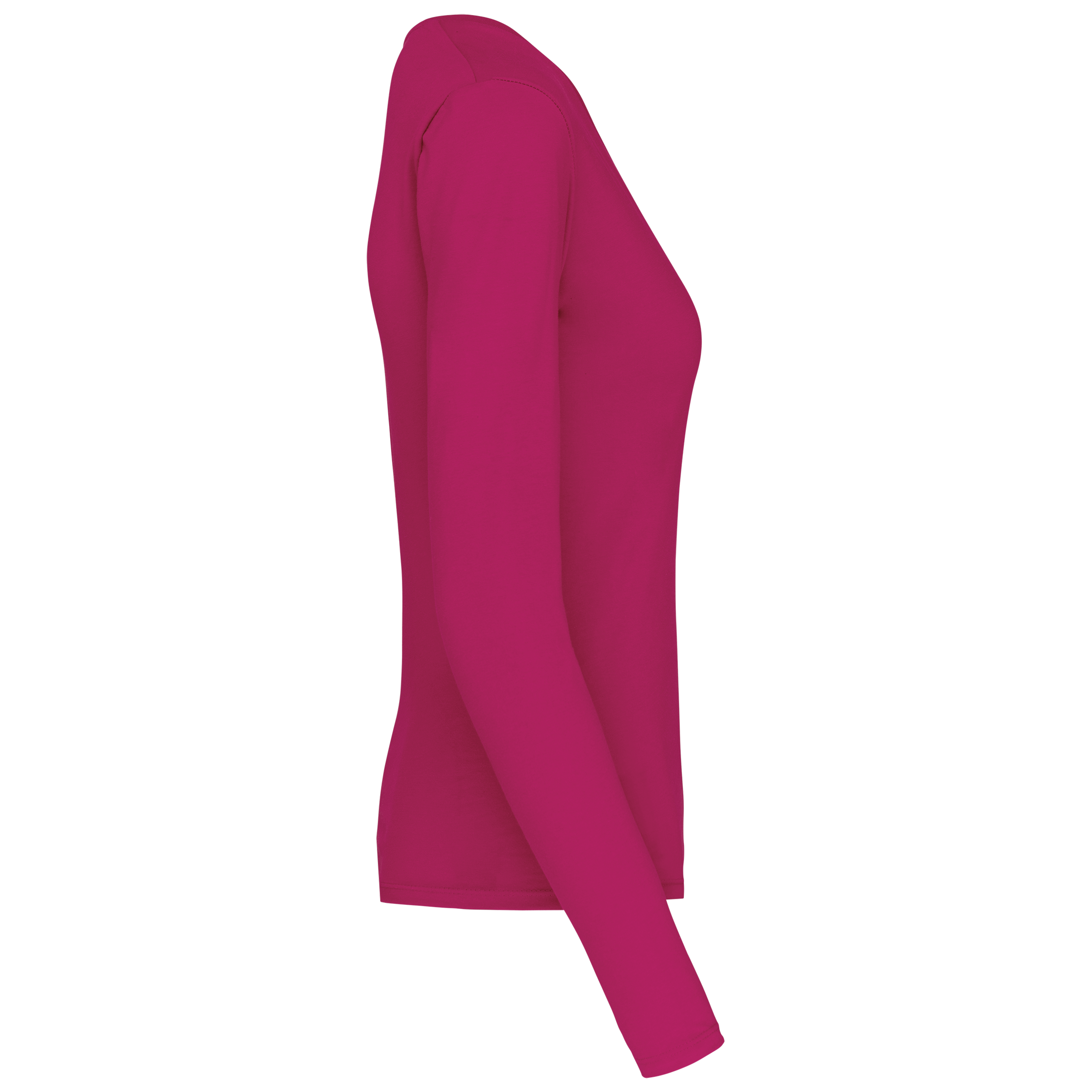 T-shirt col V manches longues femme – Image 3094