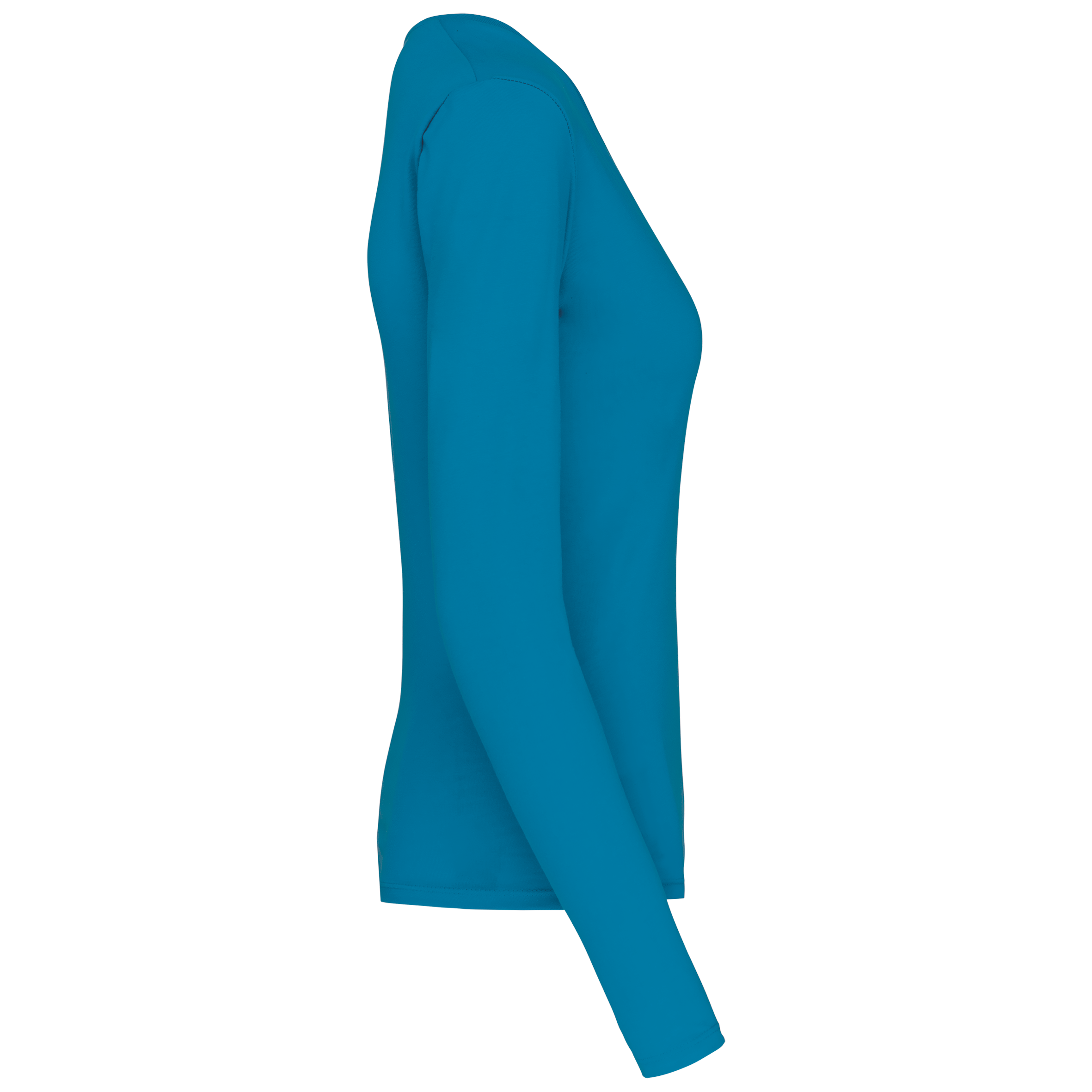 T-shirt col V manches longues femme – Image 2786