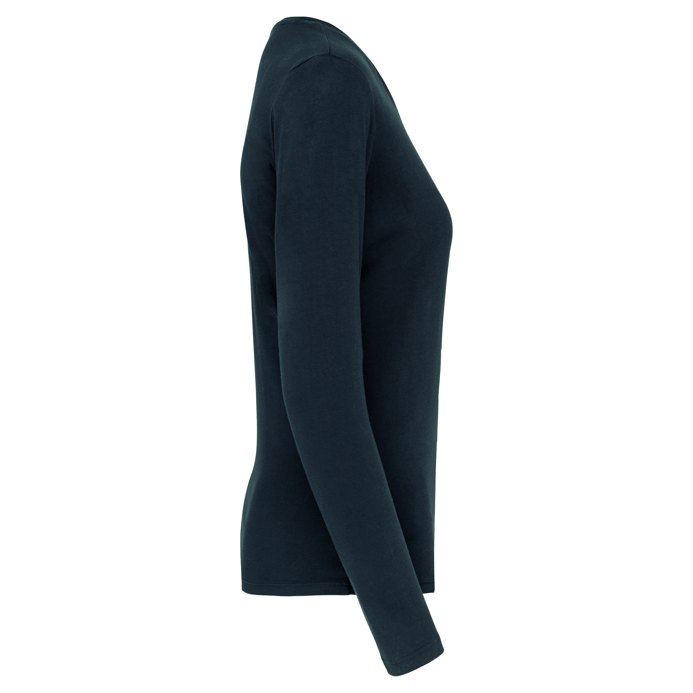 T-shirt col rond manches longues femme – Image 2826