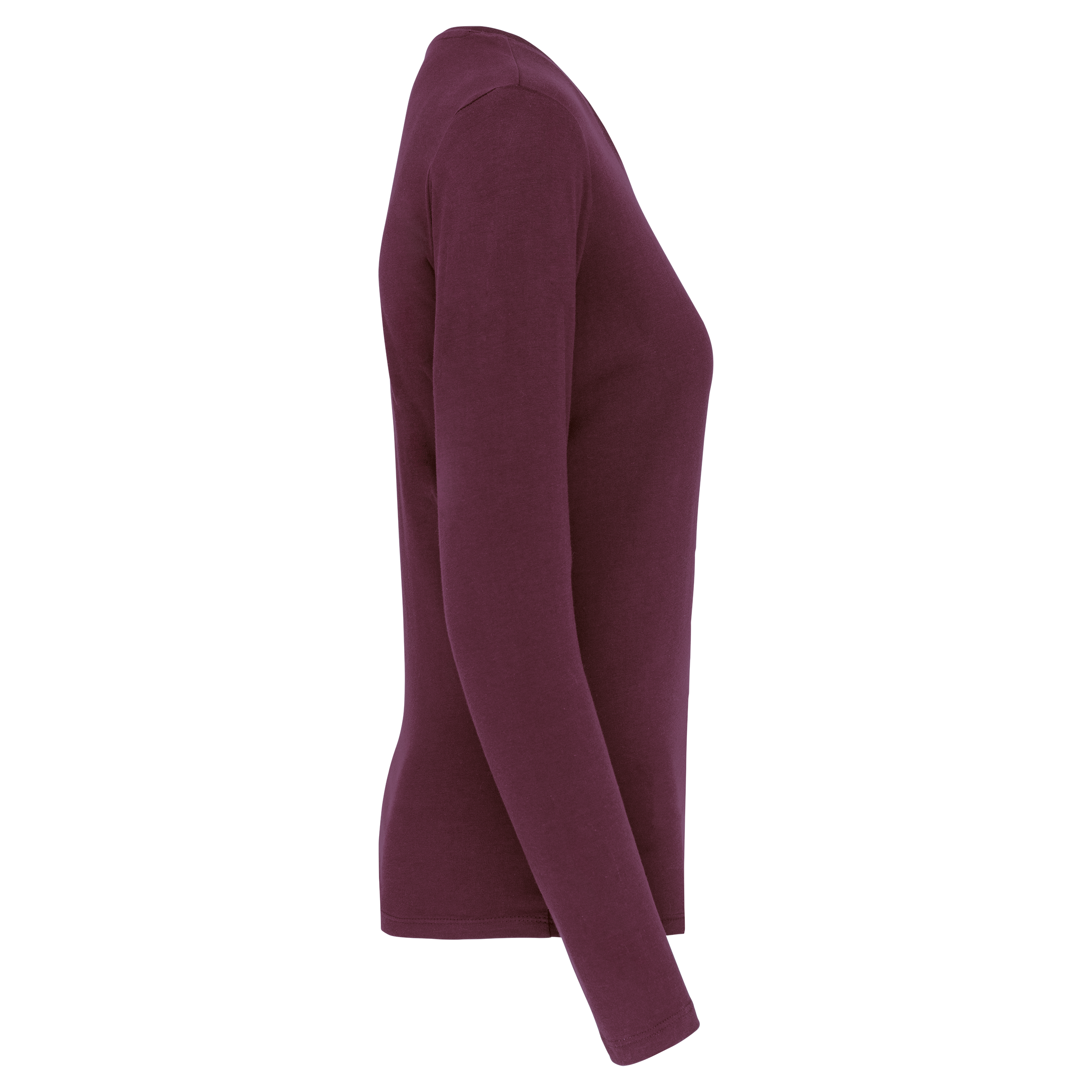 T-shirt col rond manches longues femme – Image 2922