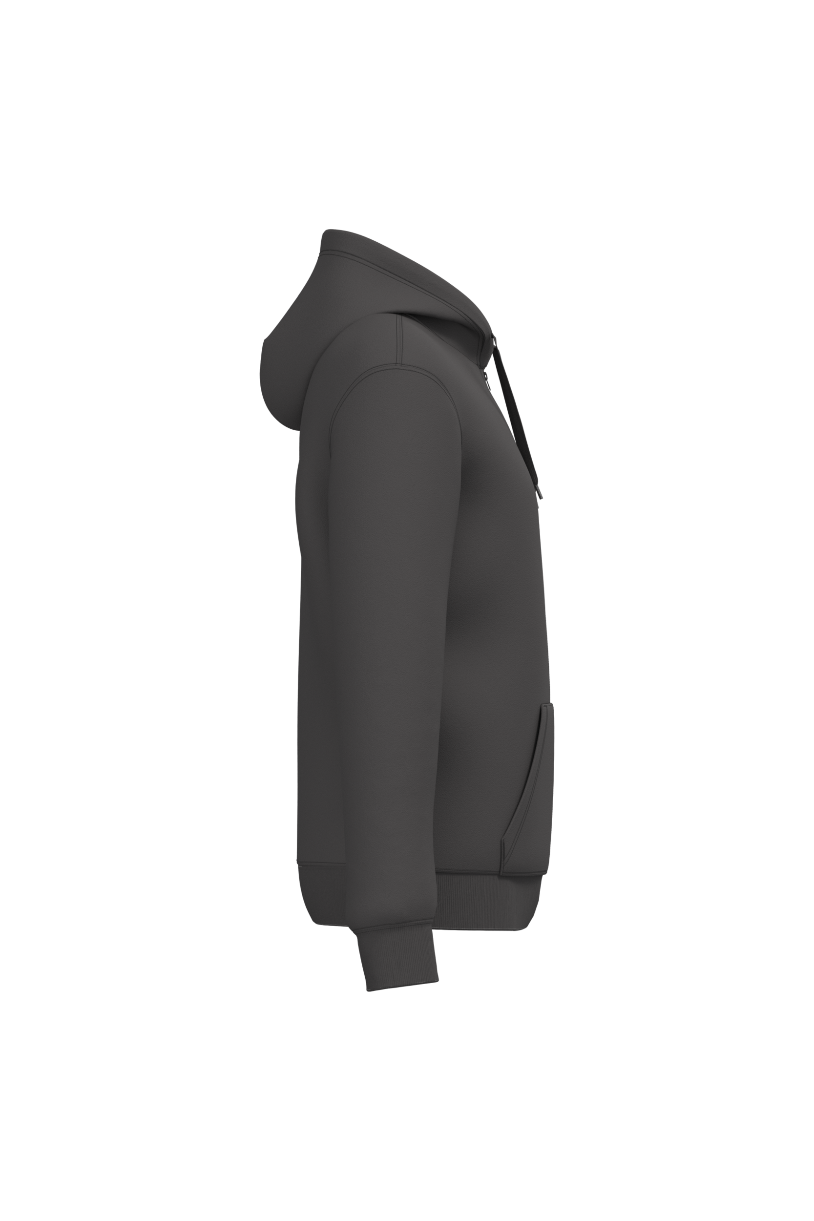 Sweat-shirt recyclé zippé à capuche unisexe – Image 554