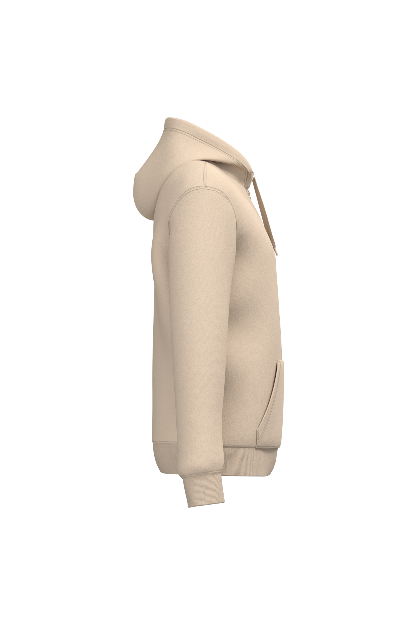 Sweat-shirt recyclé zippé à capuche unisexe – Image 608