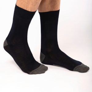 Chaussettes de ville mi-hautes coton mercerisé Origine France Garantie