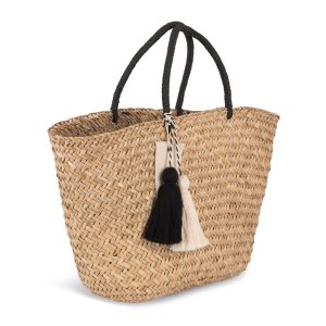 Panier shopping en paille