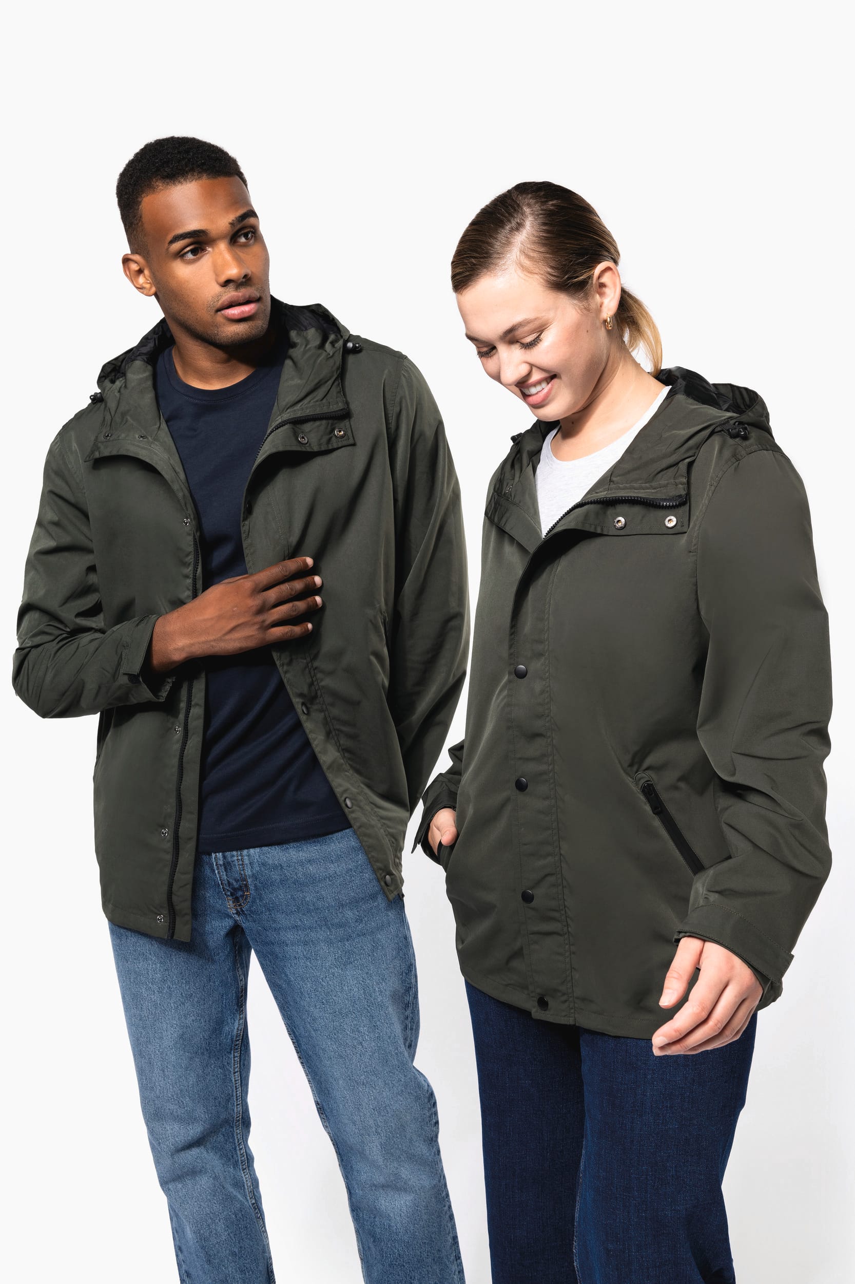 Veste écoresponsable à capuche unisexe – Image 357