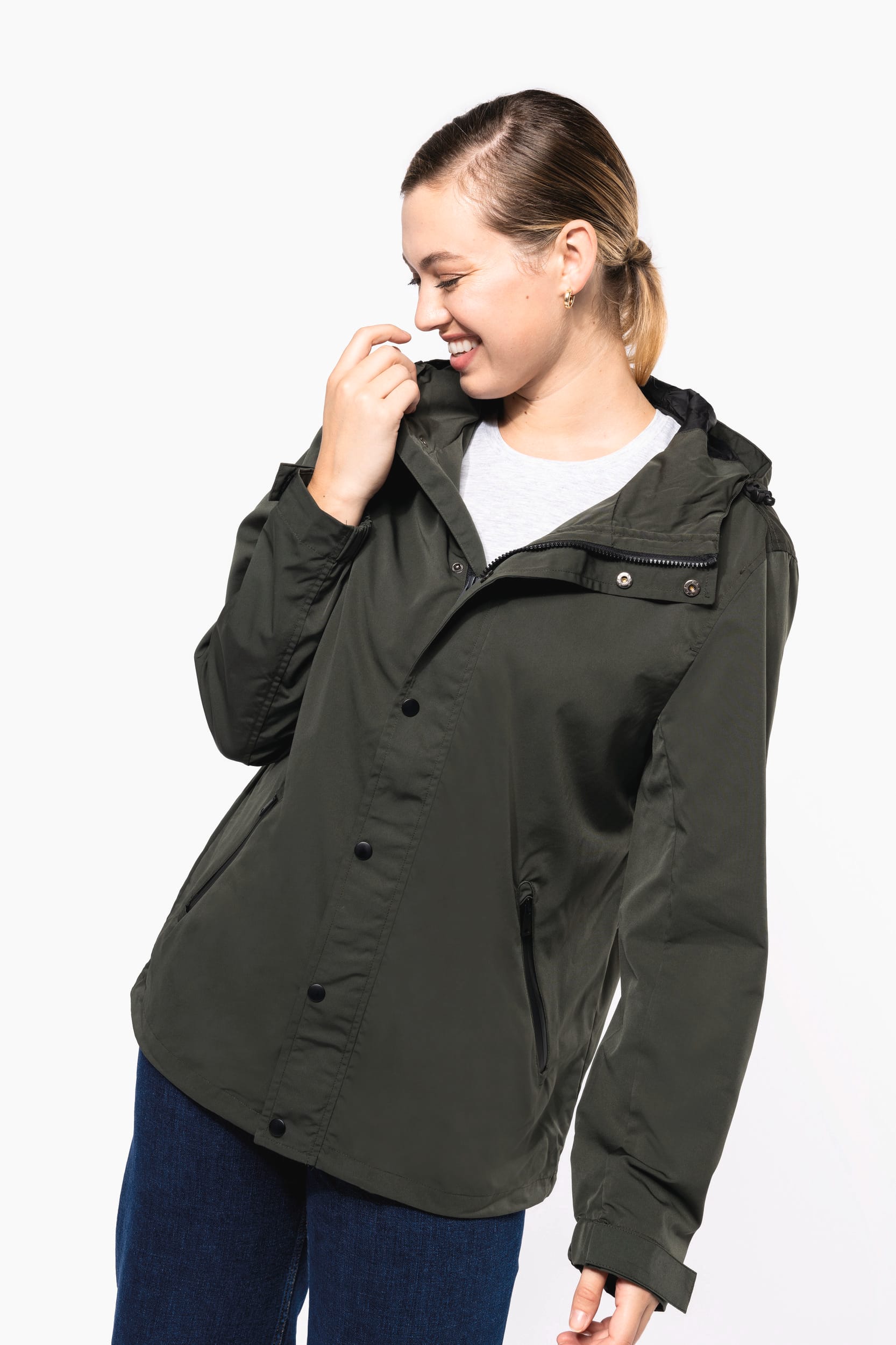 Veste écoresponsable à capuche unisexe – Image 352