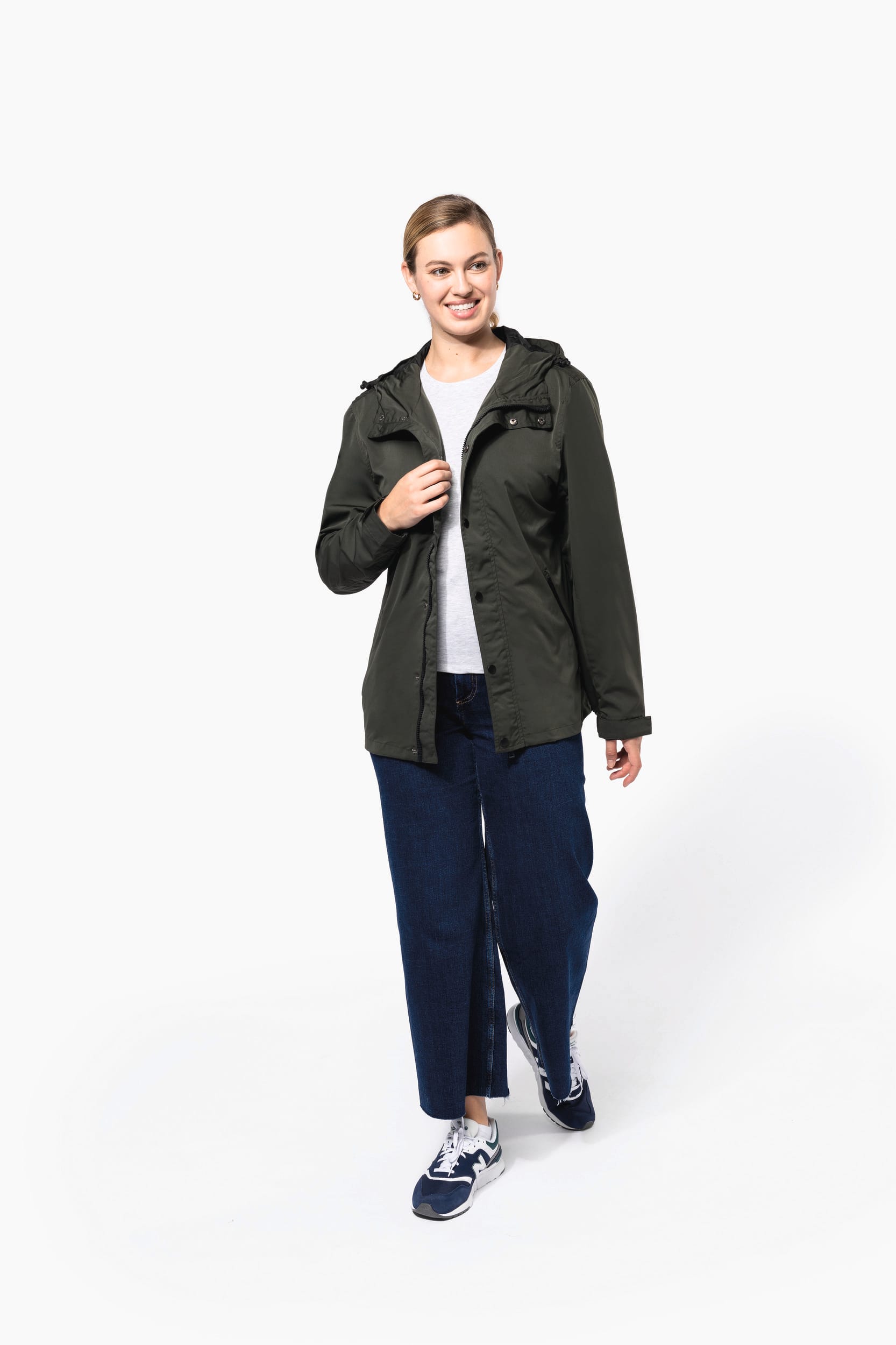 Veste écoresponsable à capuche unisexe – Image 356