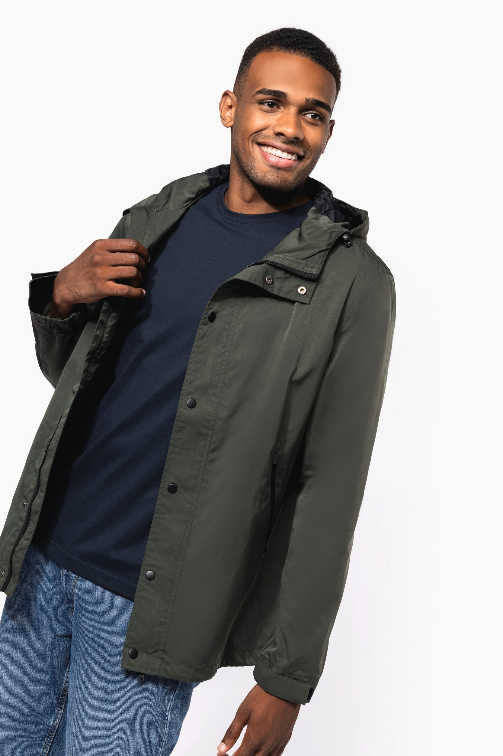 Veste écoresponsable à capuche unisexe – Image 349