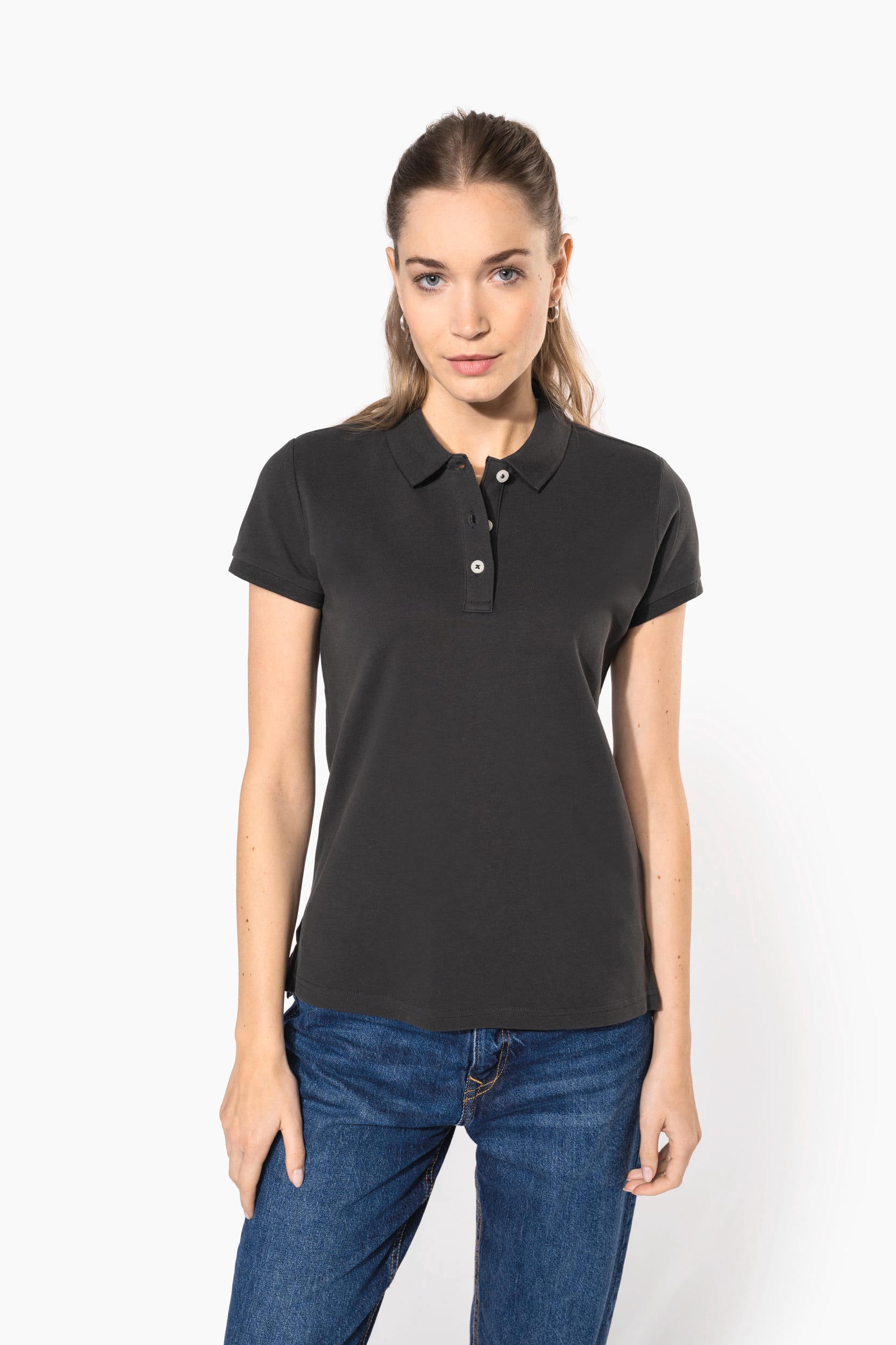 Polo vintage manches courtes femme