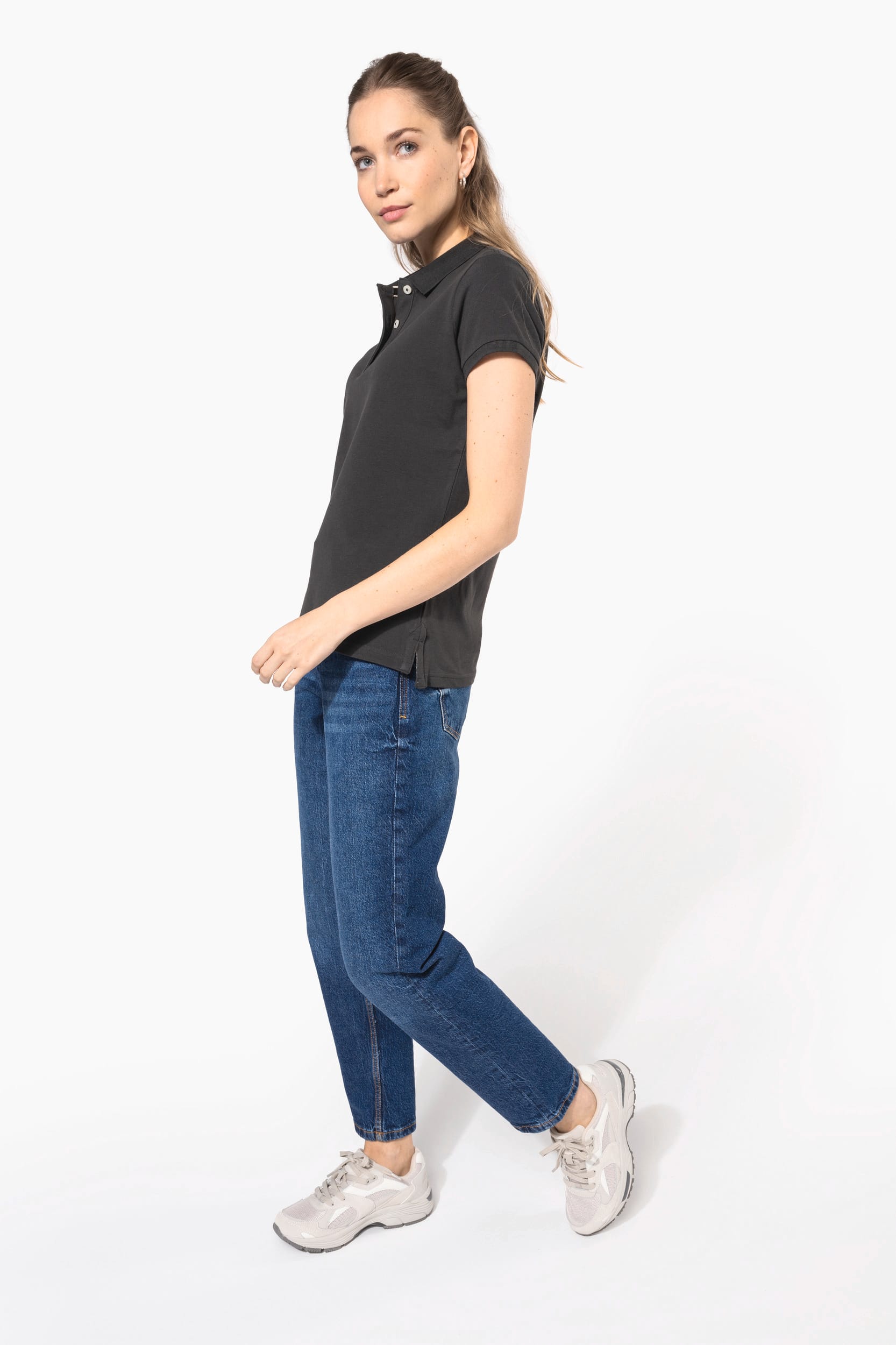 Polo vintage manches courtes femme – Image 255