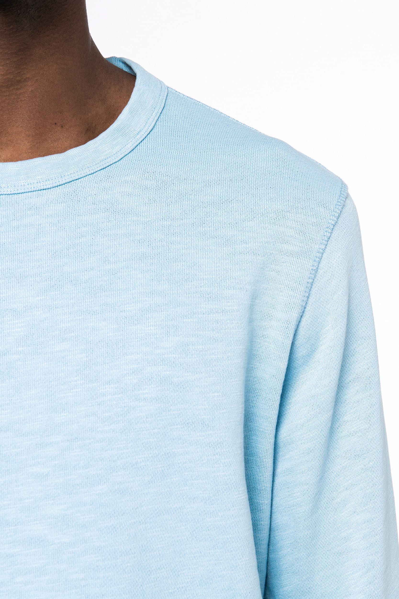 Sweat-shirt écoresponsable à col rond délavé French Terry unisexe – Image 601