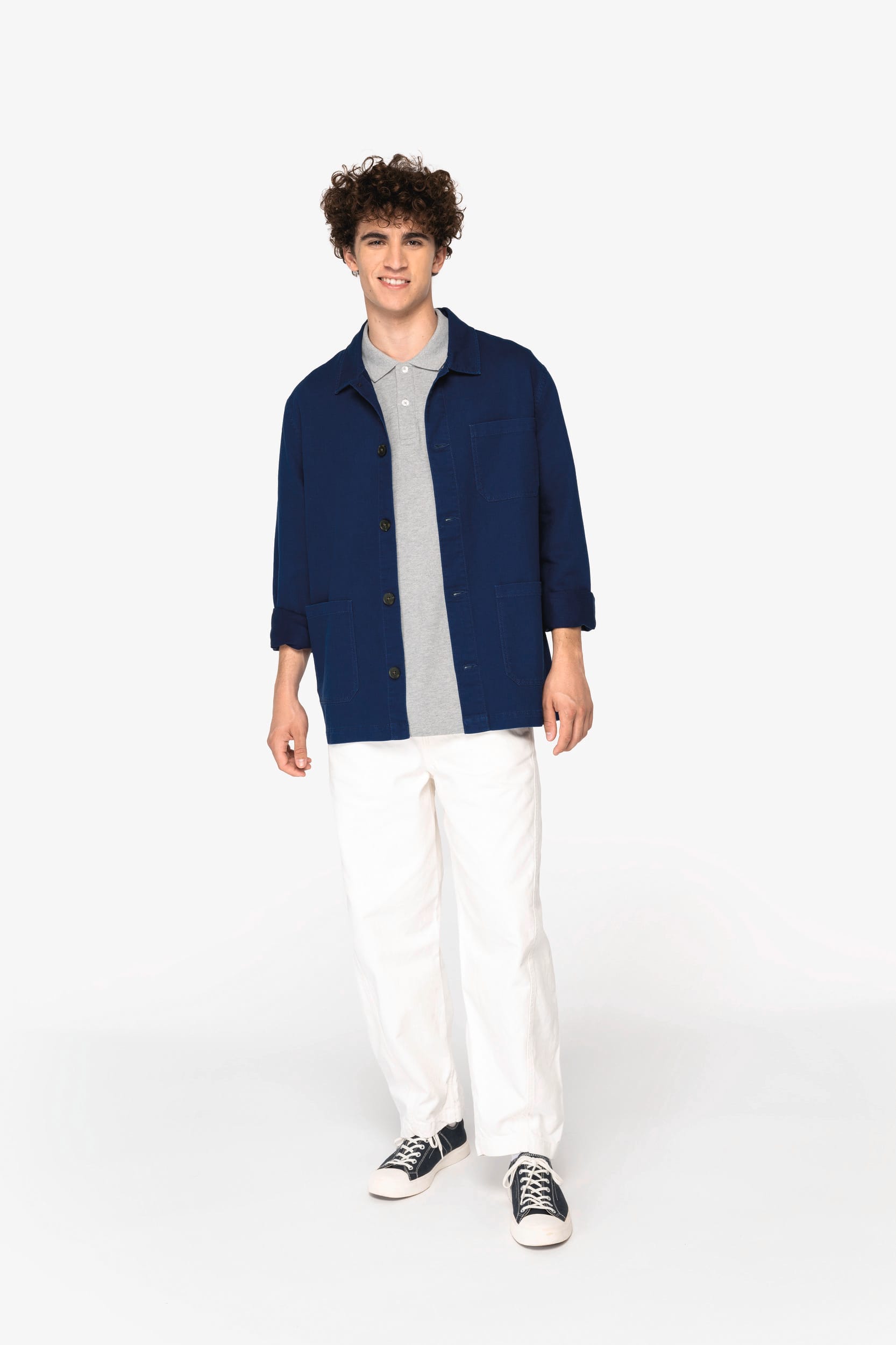 Veste worker écoresponsable délavée homme – Image 289