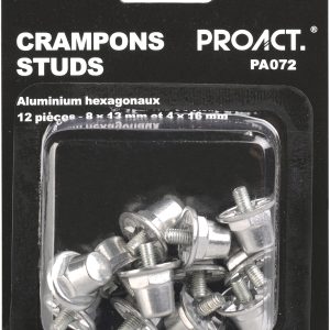 Boîte de 12 crampons alu hexagonaux