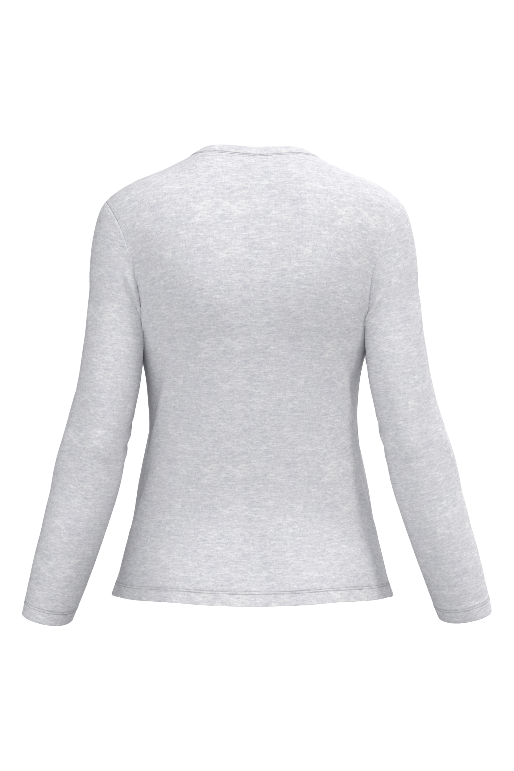 T-shirt col V manches longues femme – Image 3218