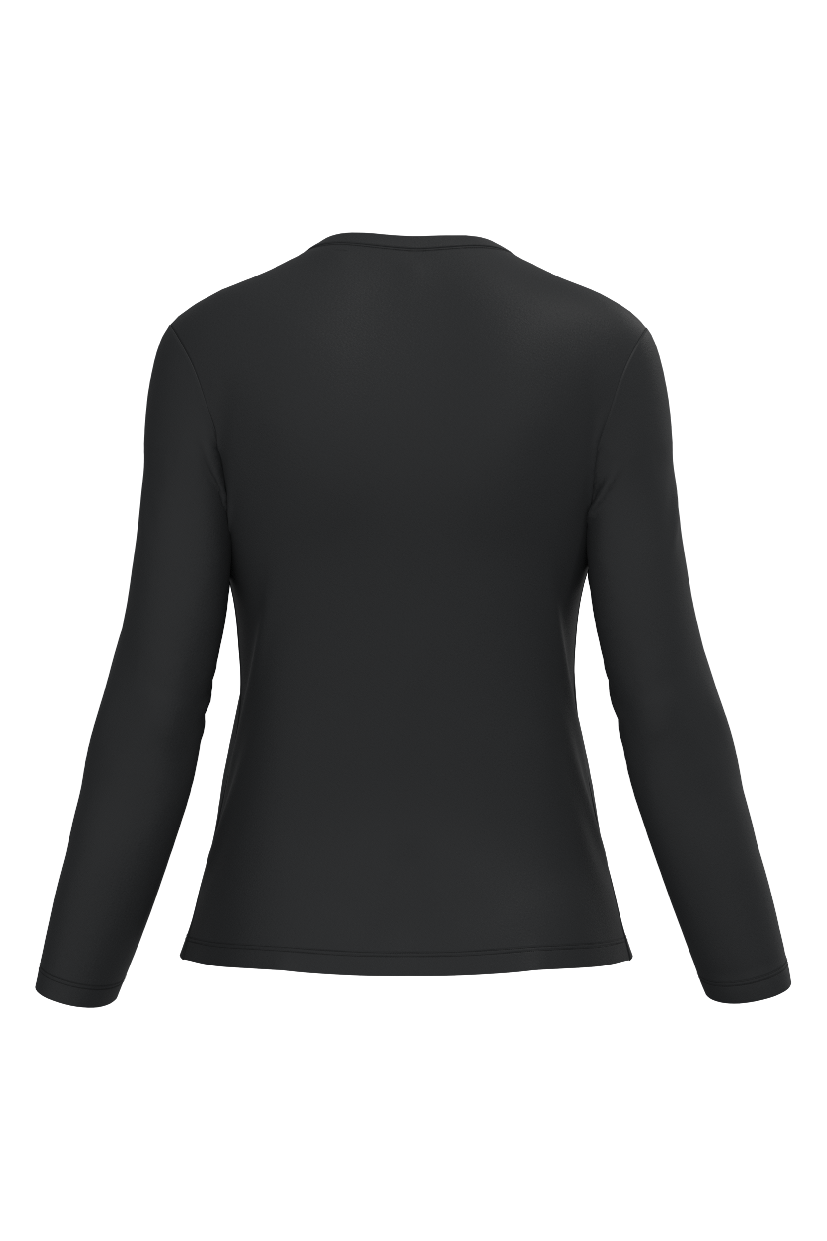 T-shirt col V manches longues femme – Image 3230