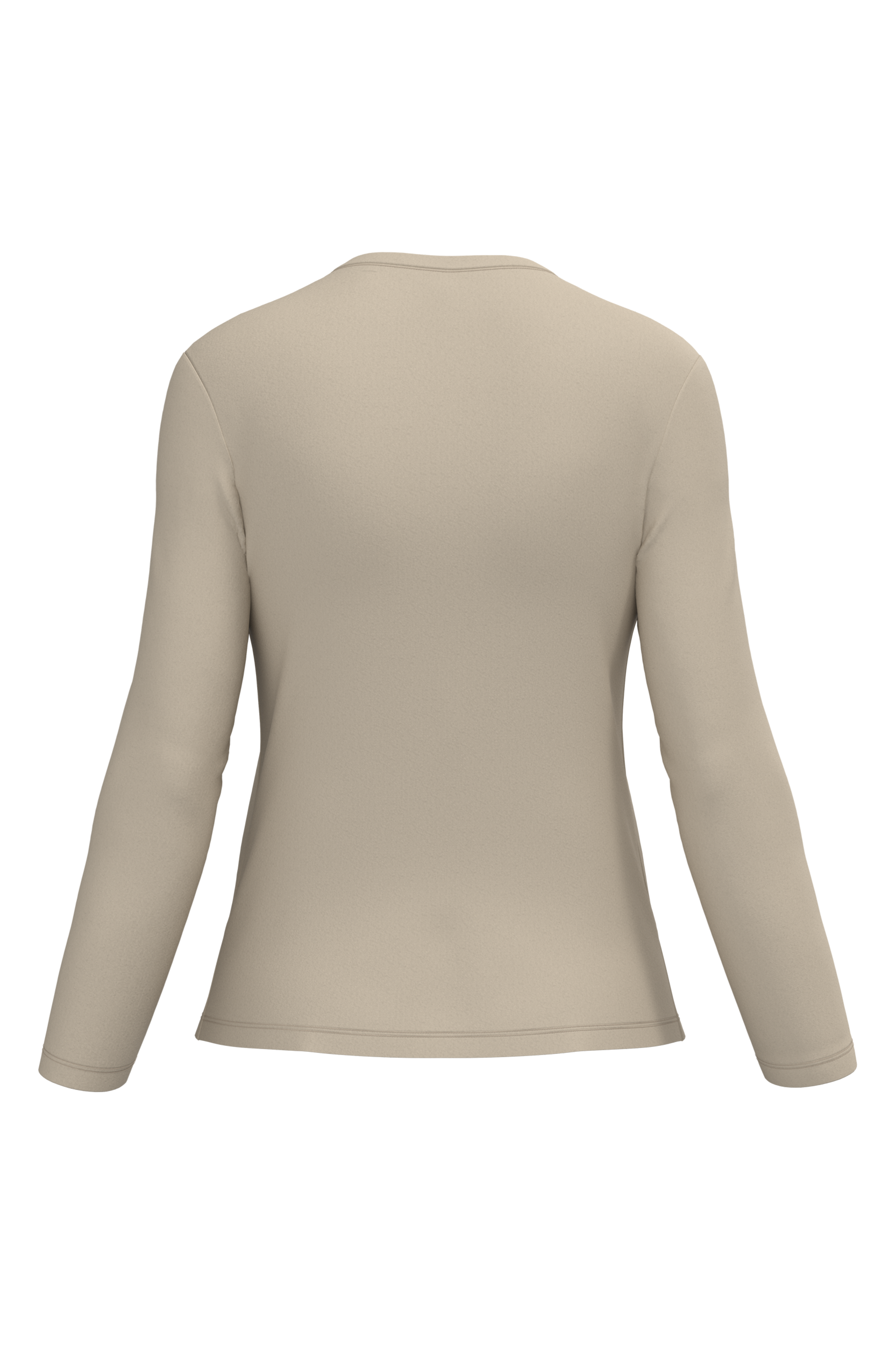 T-shirt col V manches longues femme – Image 3326