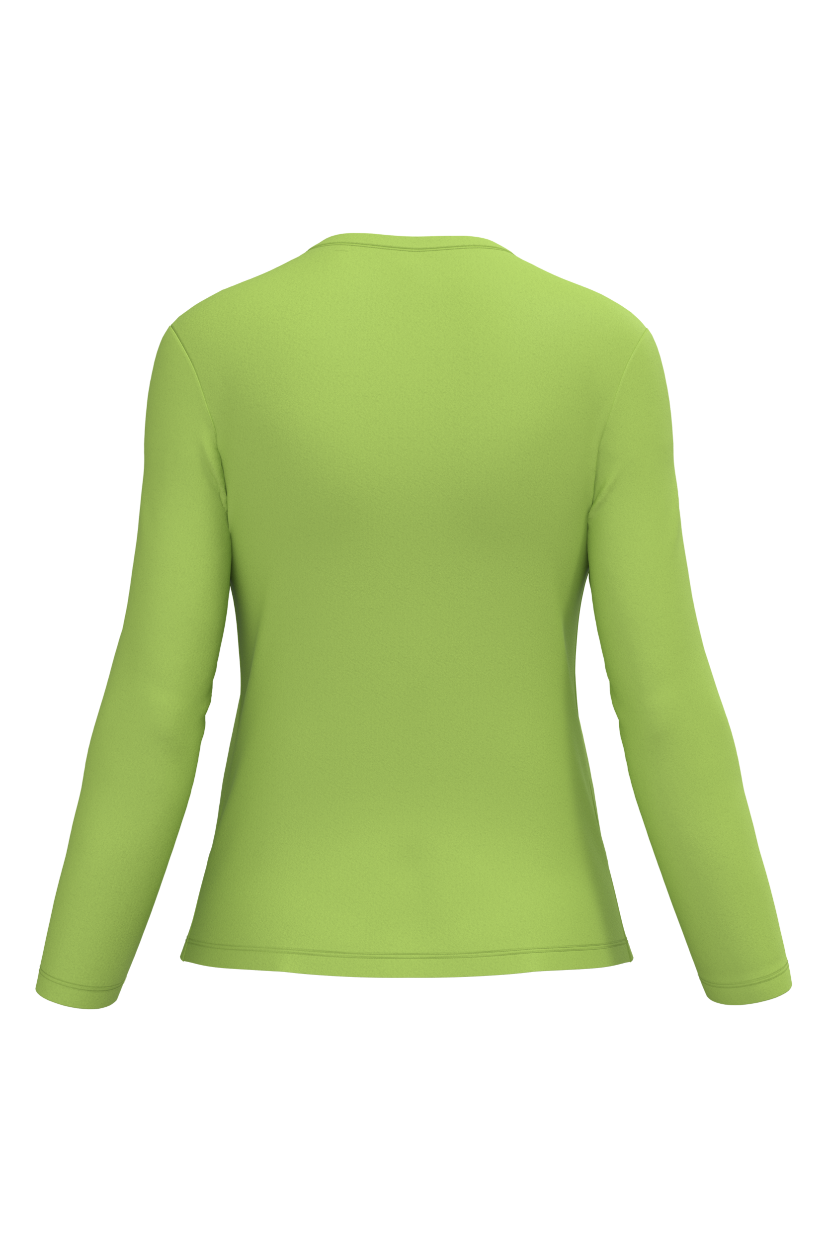 T-shirt col V manches longues femme – Image 3338