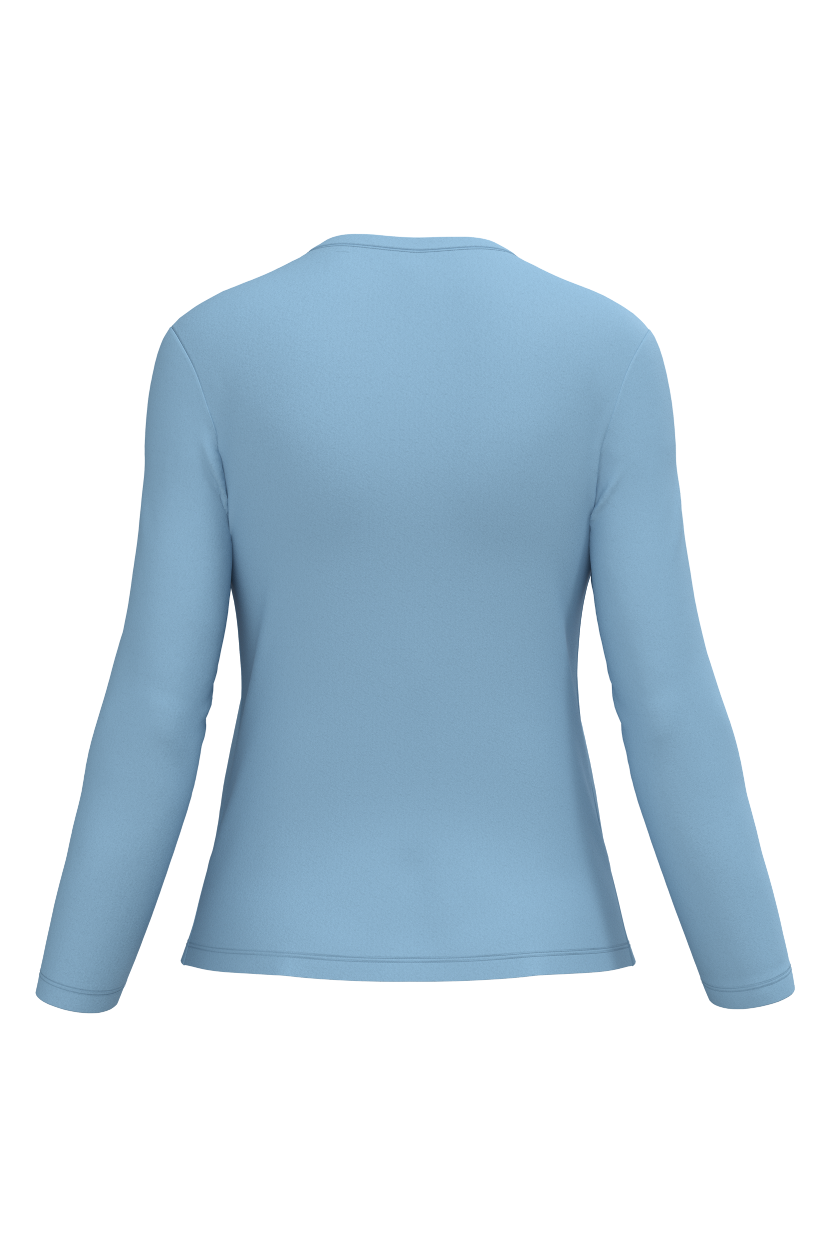 T-shirt col V manches longues femme – Image 3422