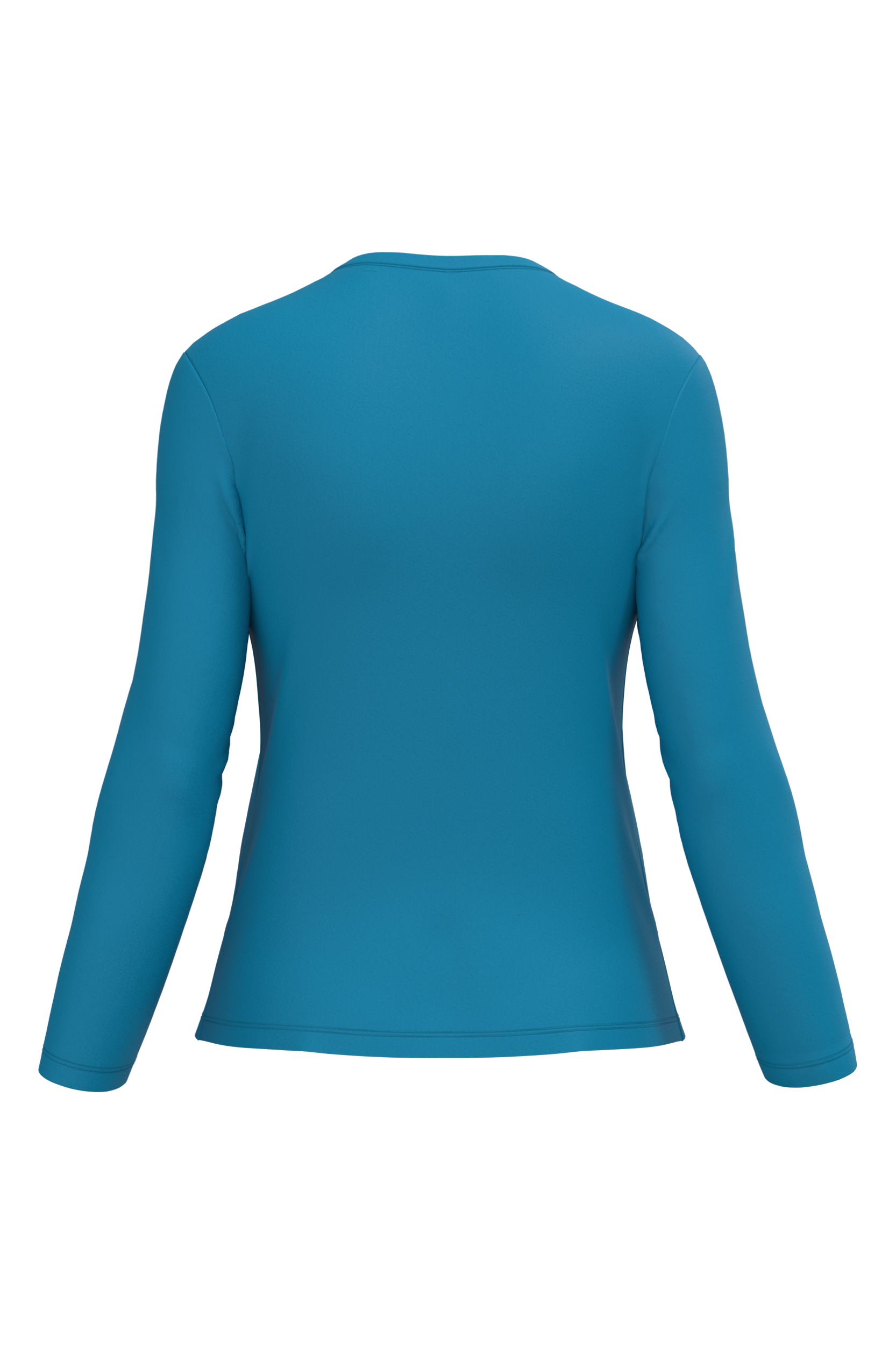 T-shirt col V manches longues femme – Image 3434