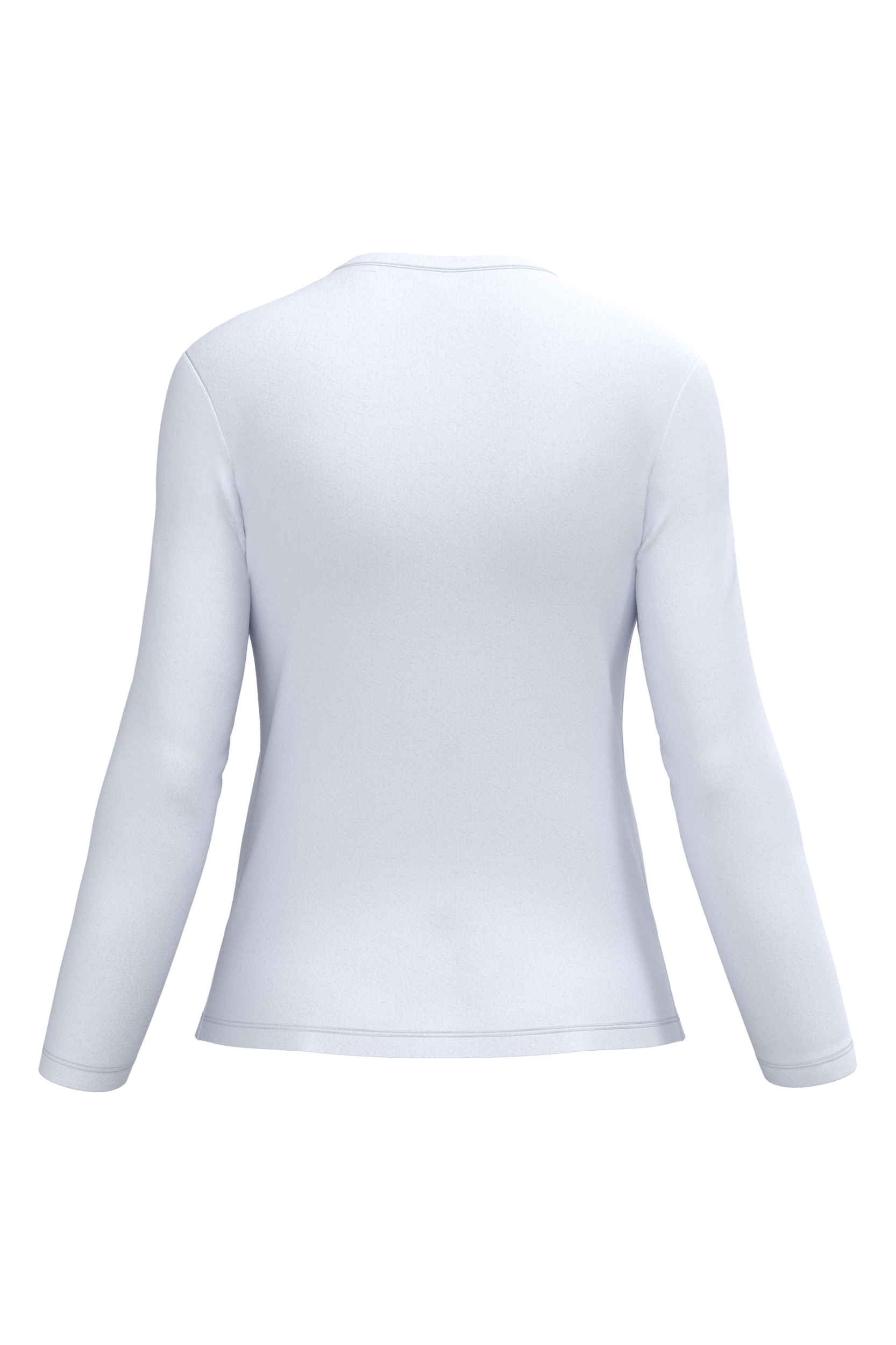 T-shirt col V manches longues femme – Image 3446