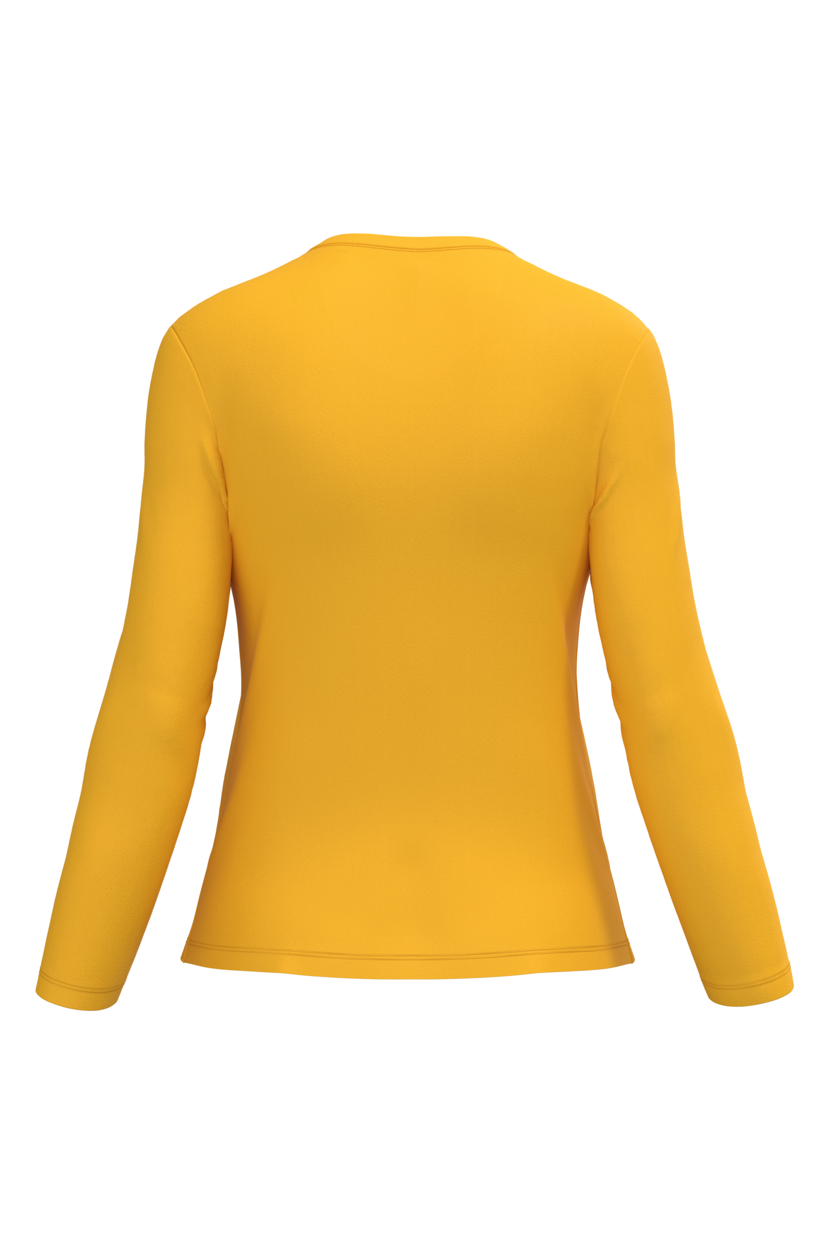 T-shirt col V manches longues femme – Image 3470