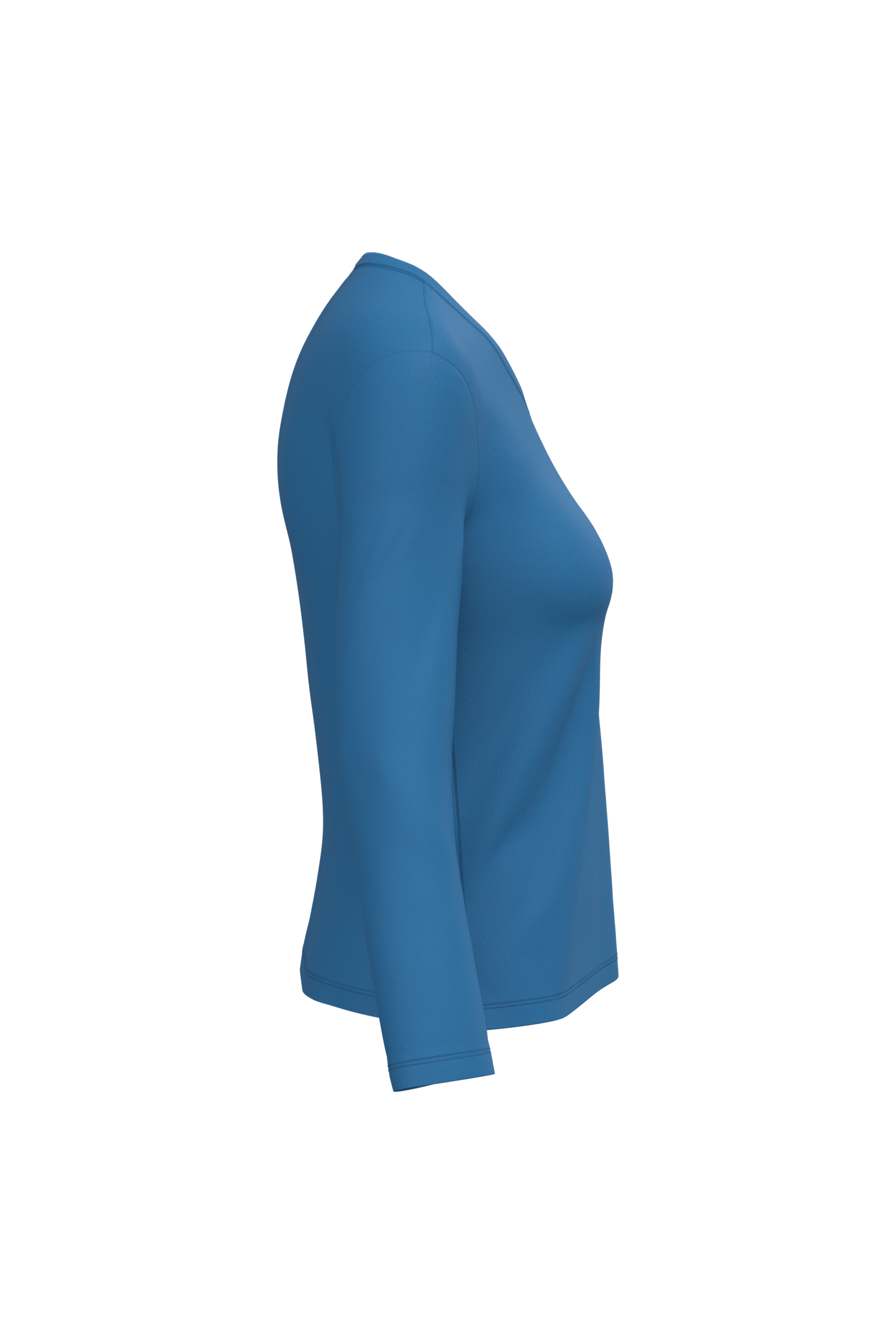 T-shirt col V manches longues femme – Image 3315