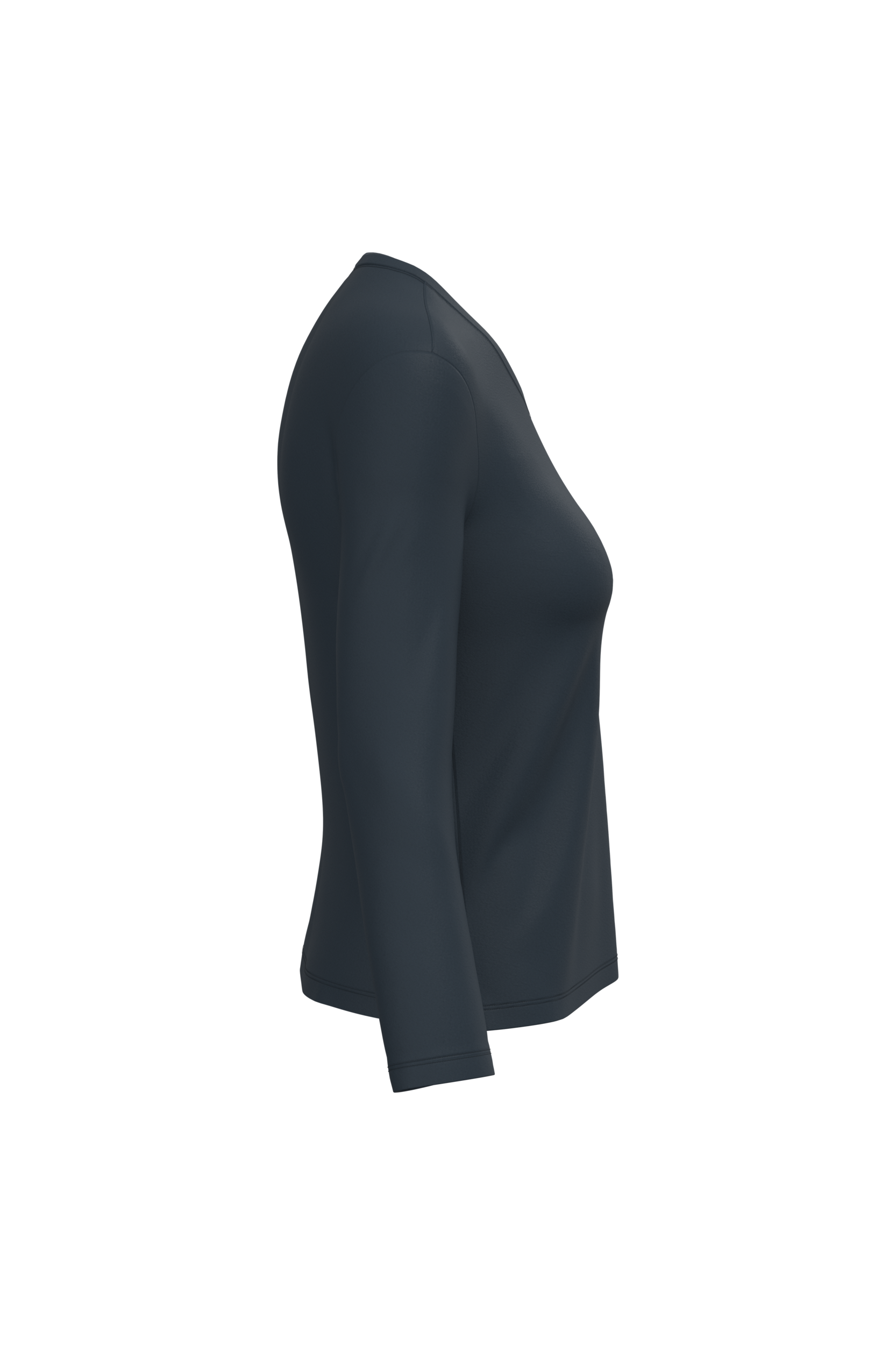 T-shirt col V manches longues femme – Image 3351