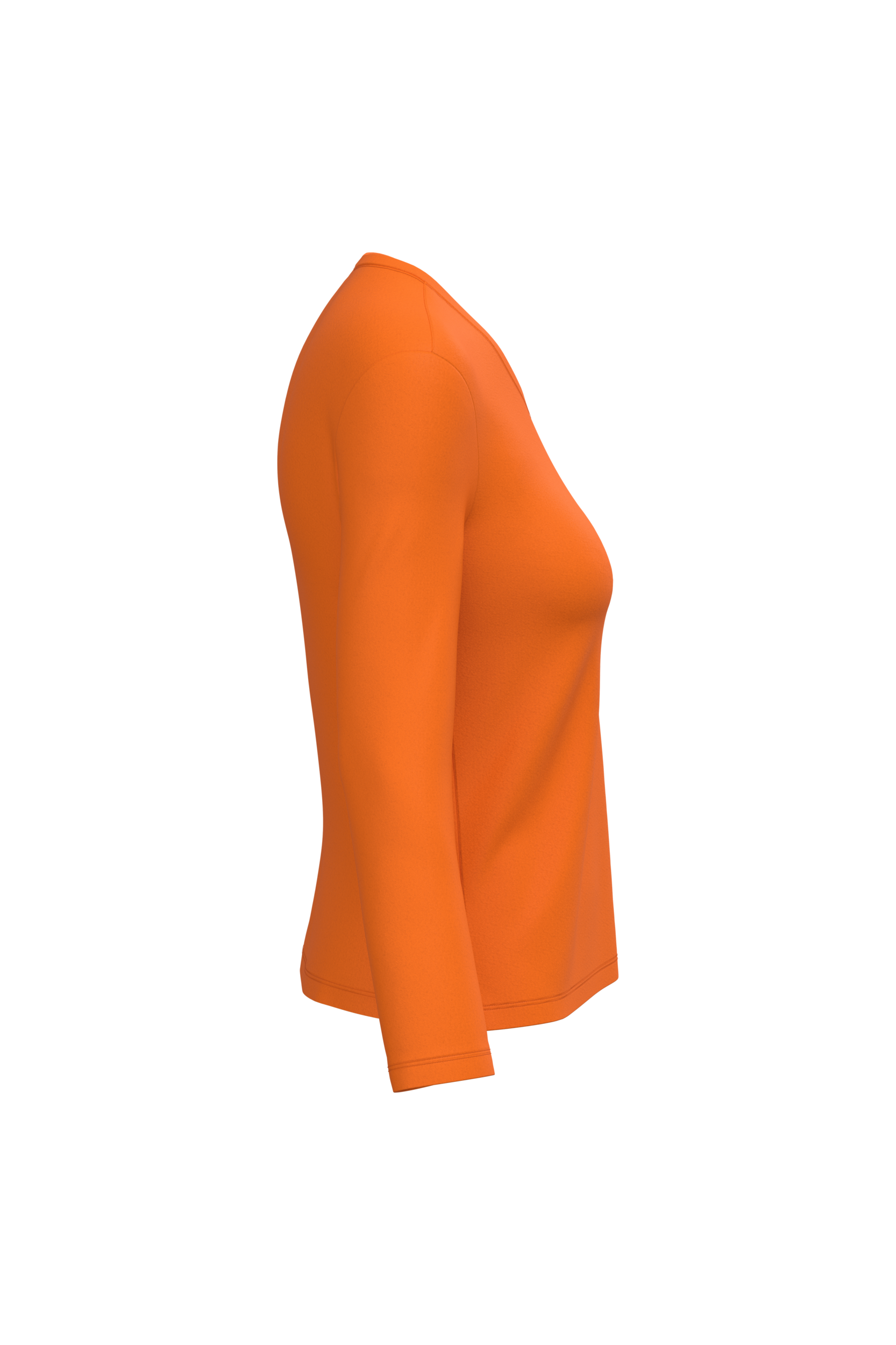 T-shirt col V manches longues femme – Image 3363