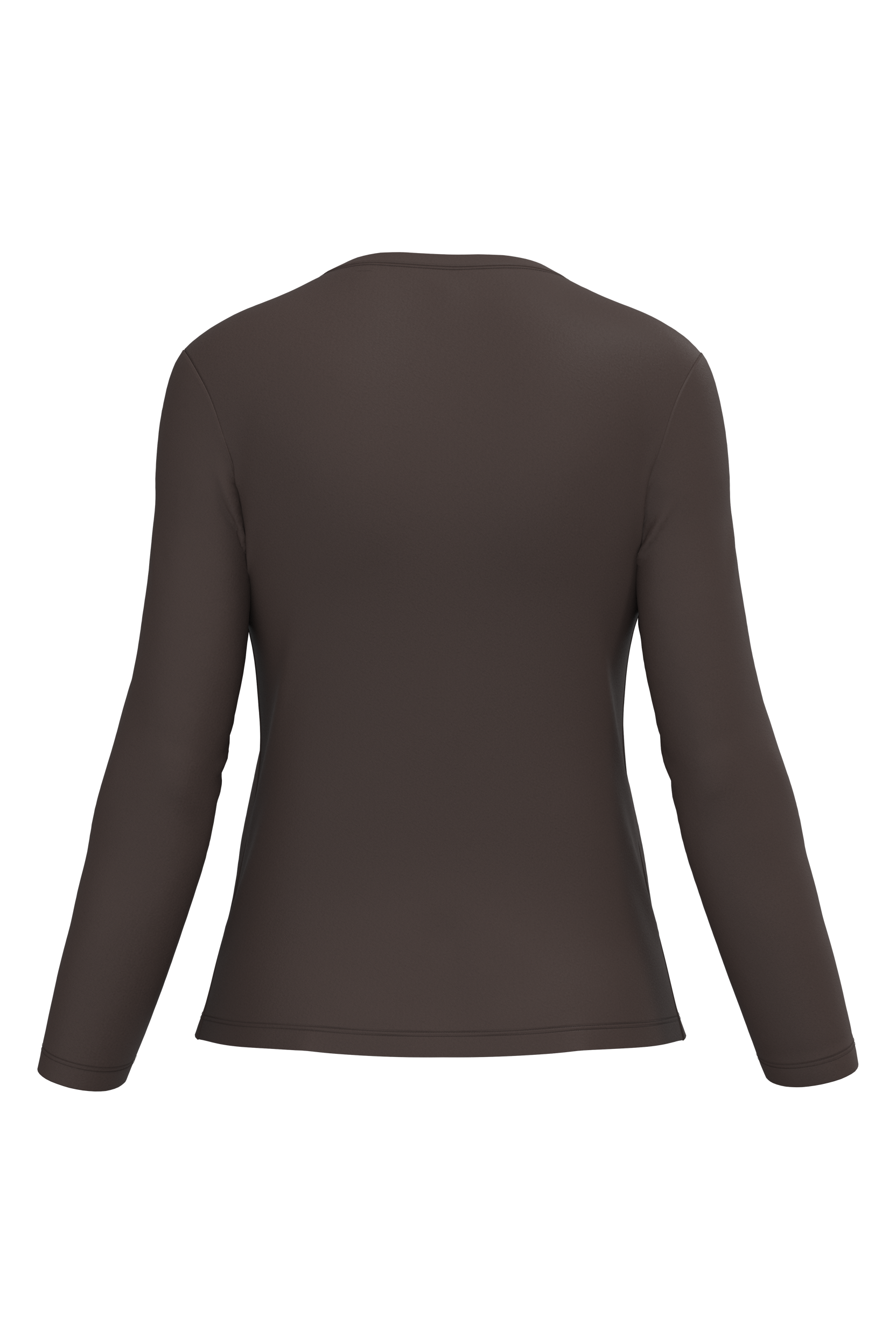 T-shirt col rond manches longues femme – Image 2985