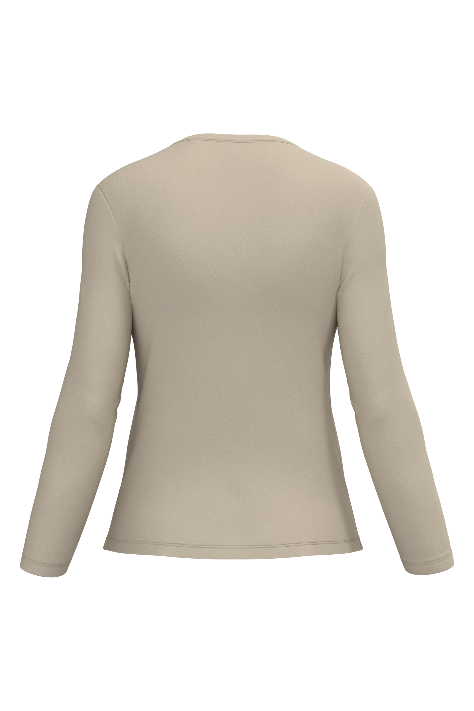 T-shirt col rond manches longues femme – Image 3069