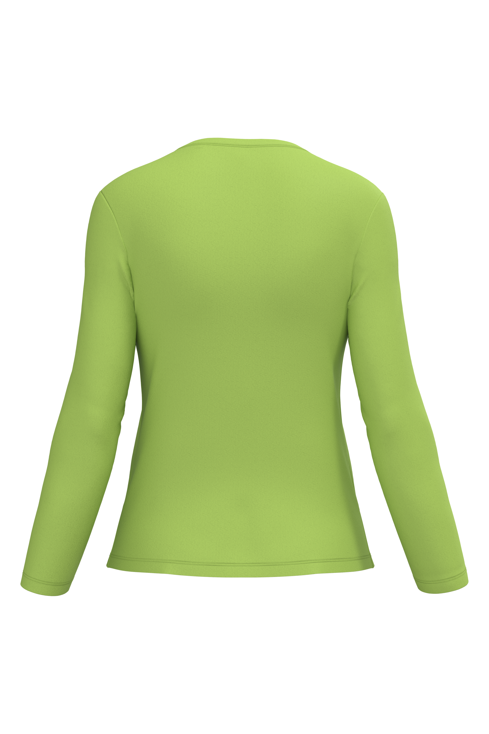 T-shirt col rond manches longues femme – Image 3081