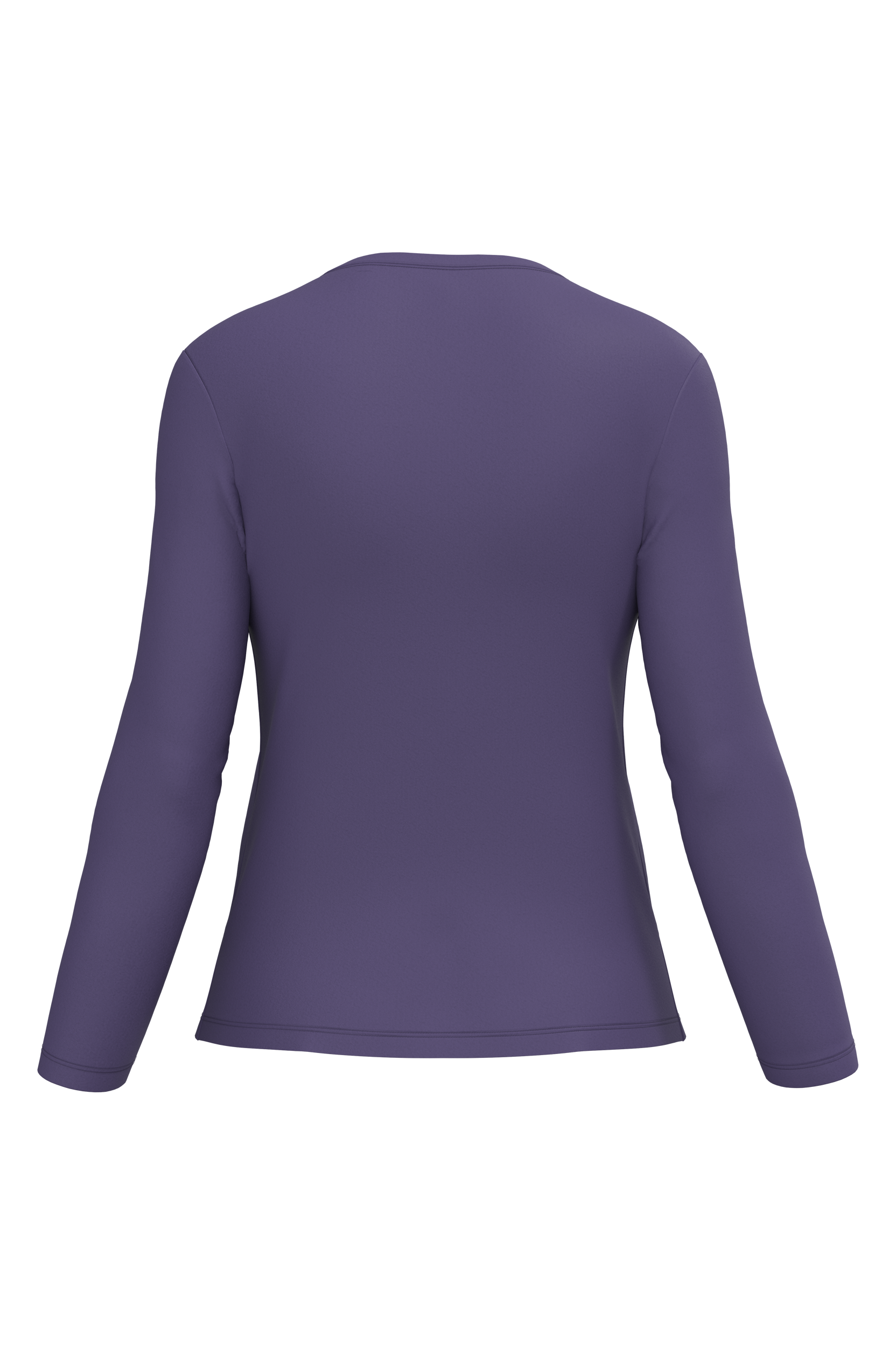 T-shirt col rond manches longues femme – Image 3129